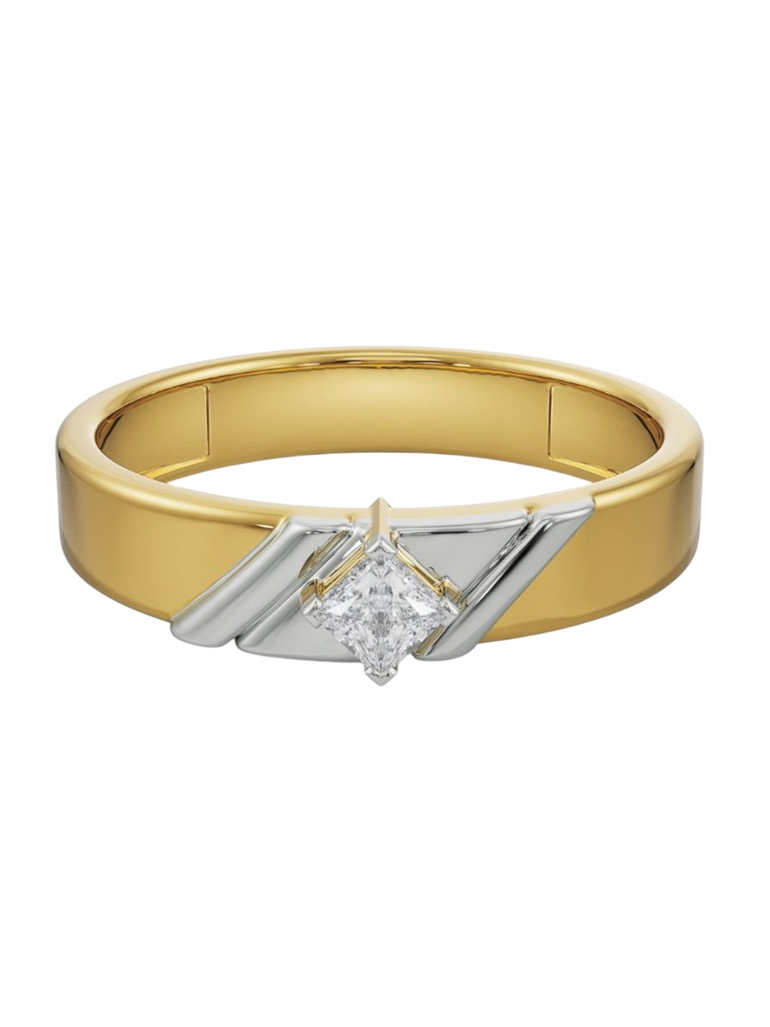 Emori Jezze Lab Diamond in 14KT Gold Band