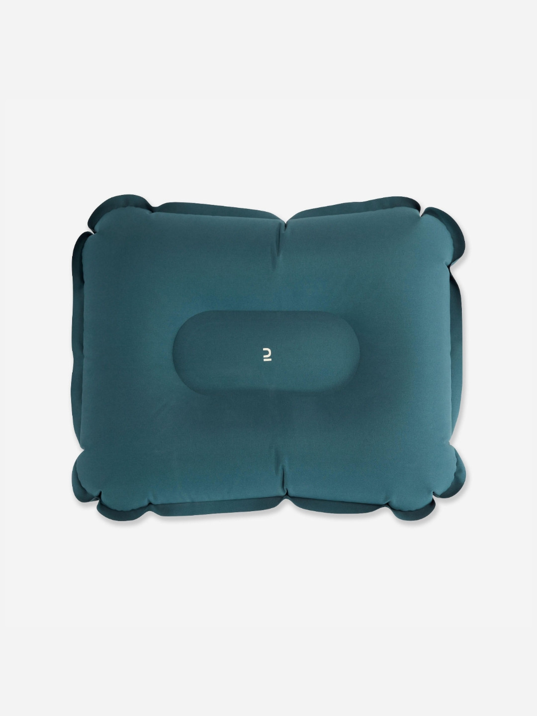 Quechua By Decathlon Teal Solid Polyester Inflatable Medium Sleep Pillow-19 x 27 x 37 cm