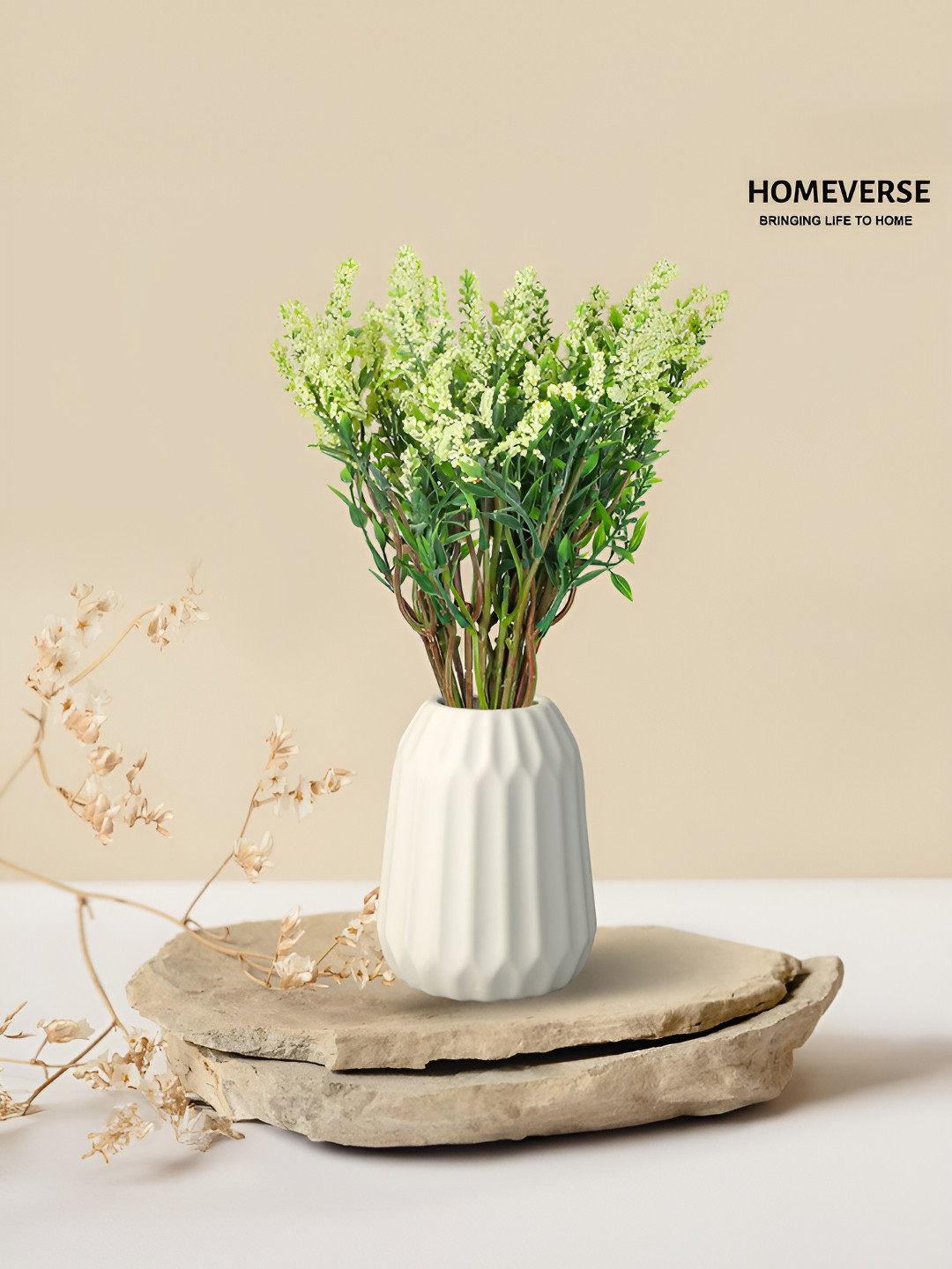 LITVERSE Yellow And Green Artificial Plant