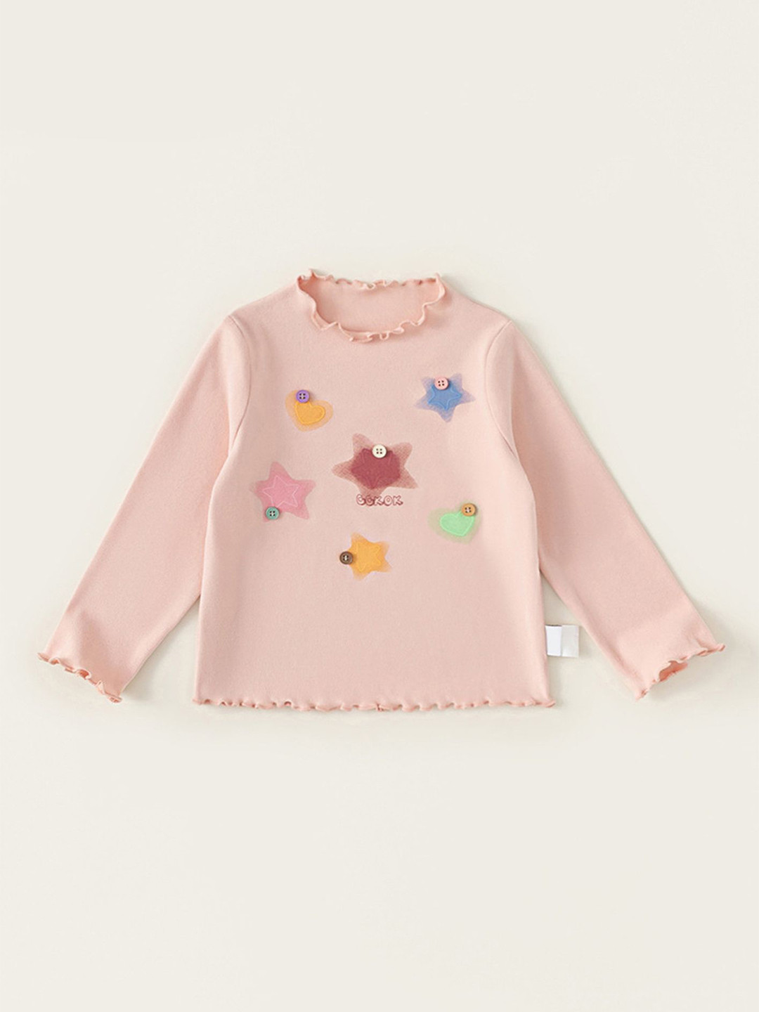 LULU & SKY Girls Floral Print Top QY24034