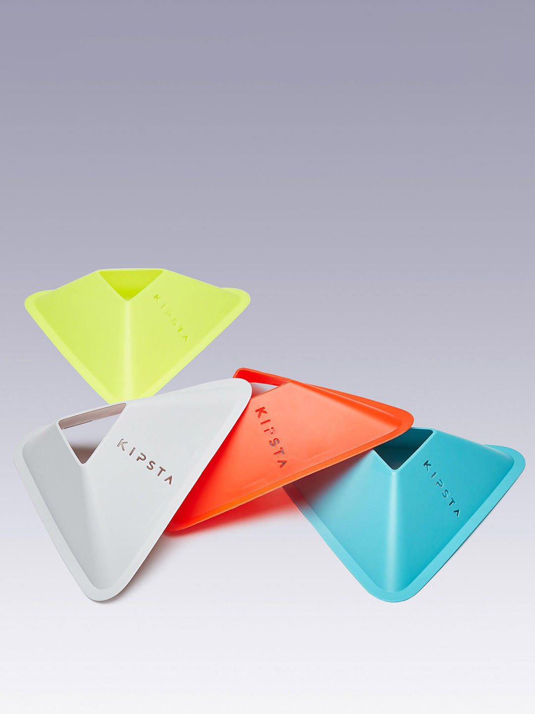 Decathlon Kipsta Multicolor Training Flat Markers - Pack Of 40