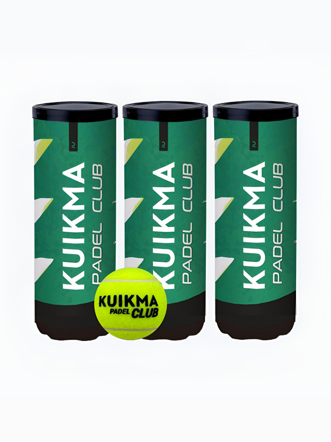 Decathlon KUIKAMA - Set Of 3 Padel Pressurised Tennis Balls