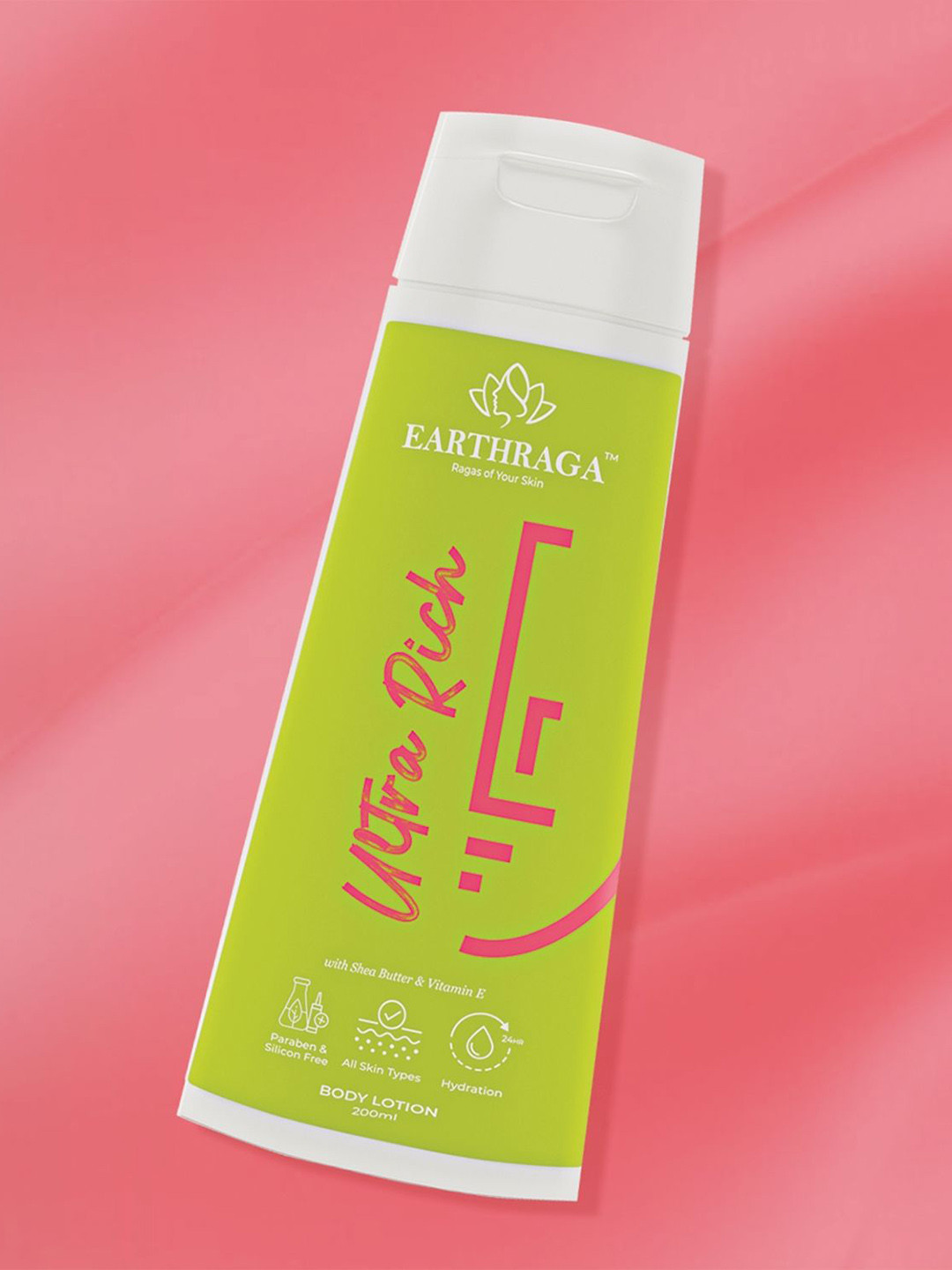 Earthraga Ultra Rich Body Lotion With Shea Butter And Vitamin E - 200 ml
