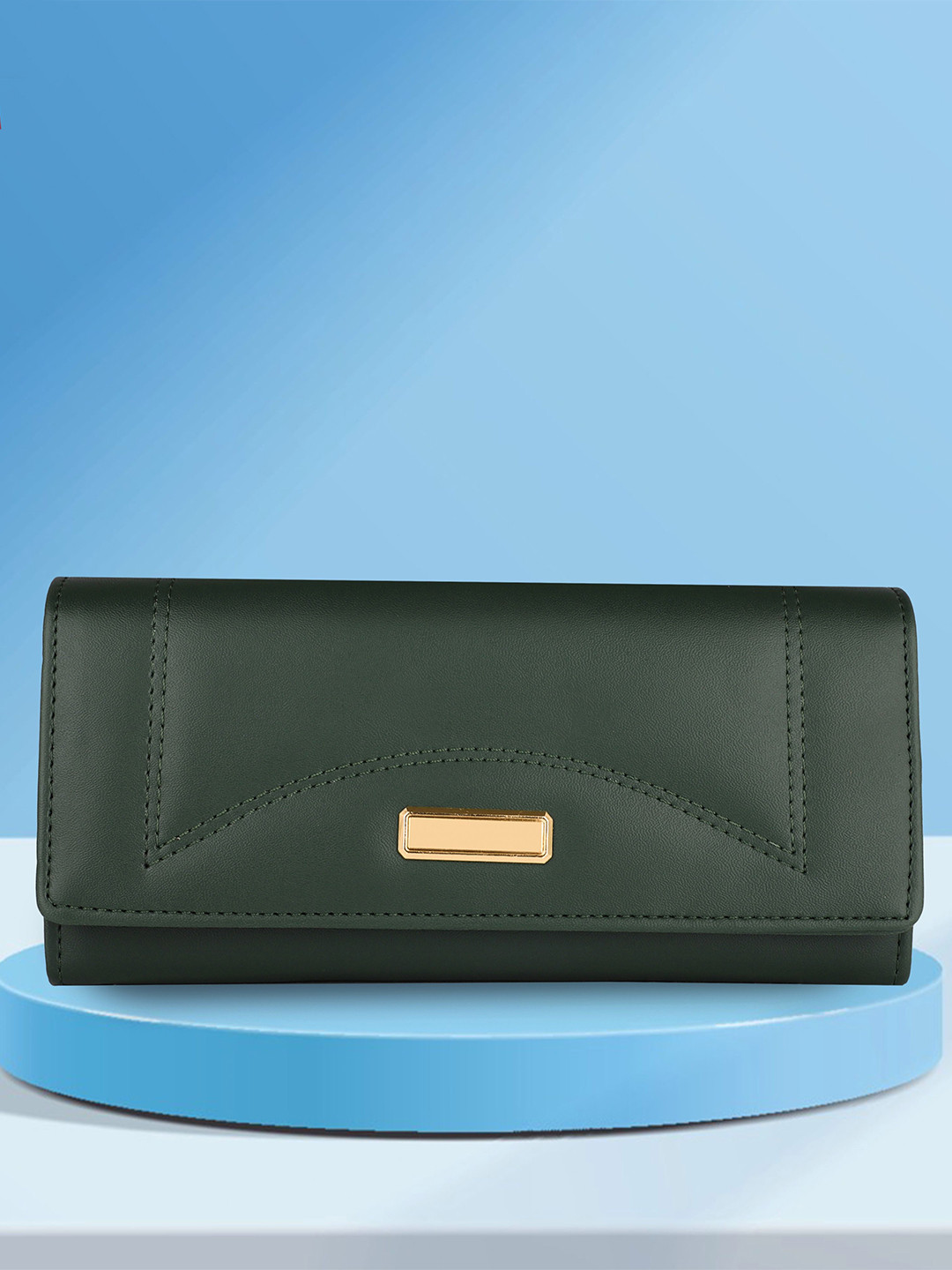 MR. RAAQ Creation Women Textured Two Fold Wallet with Passport Holder