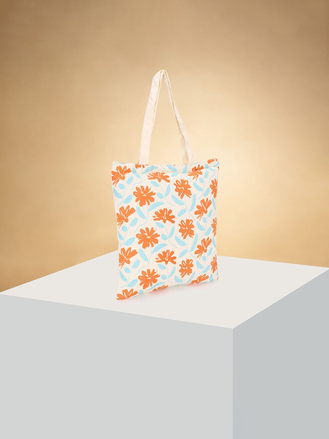 Forever Glam by Pantaloons Women Floral Printed Shopper Leather Tote Bag