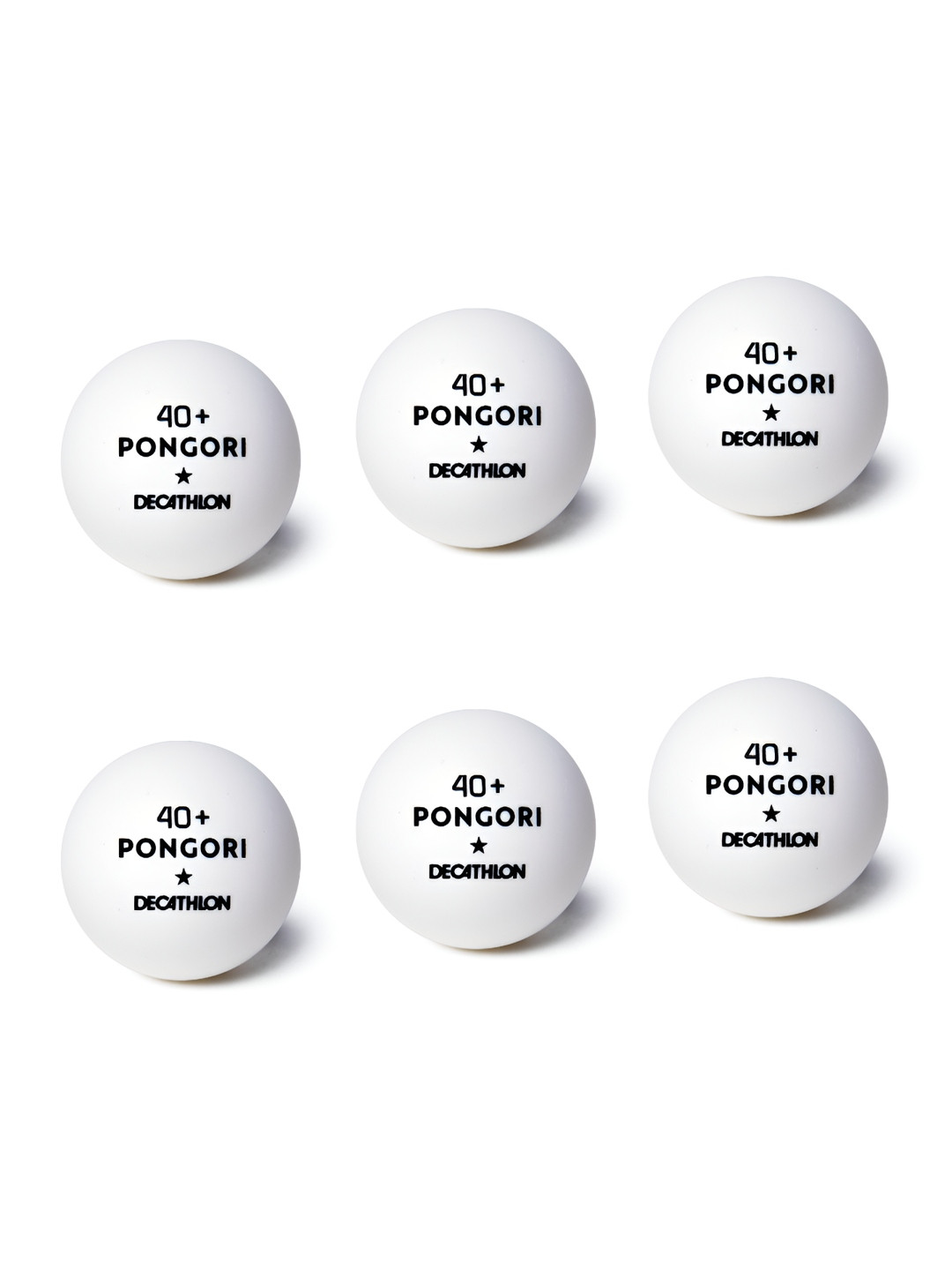 Decathlon Pongori - Adults White TTB 100 Robustness Table Tennis Balls