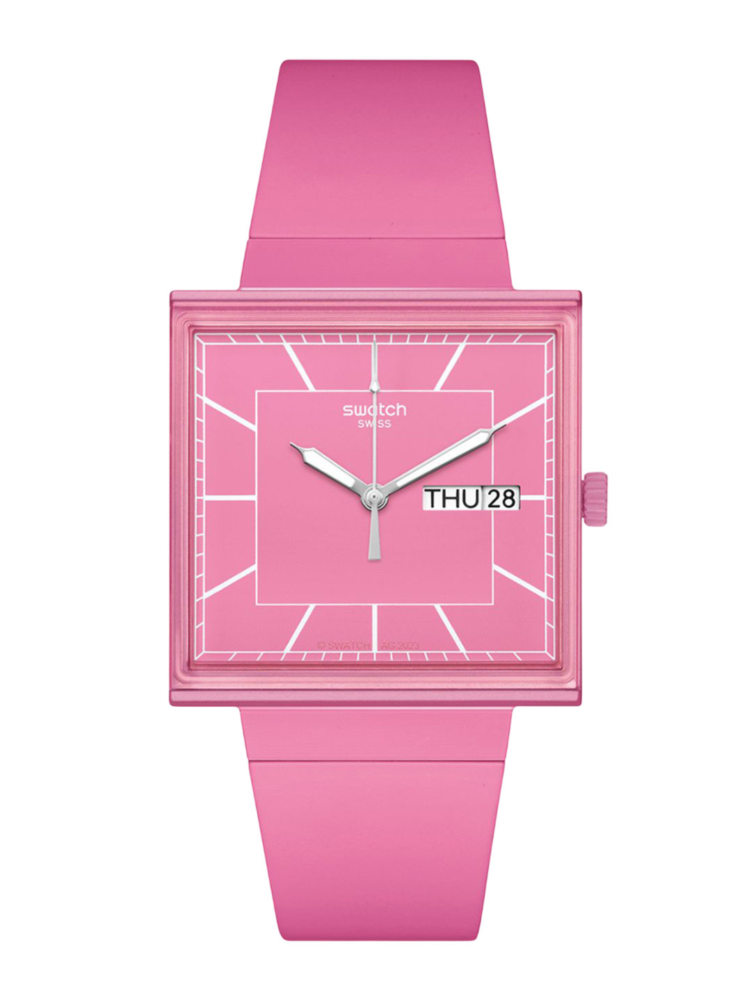 Swatch Women Dial & Ceramic Straps Analogue Watch SO34P700_ONESIZE