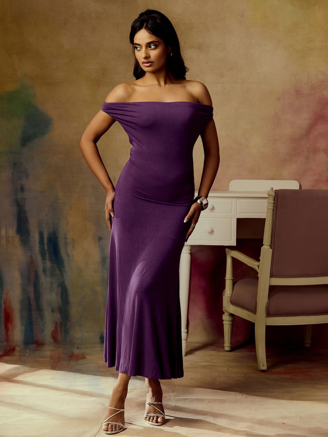 Lea Clothing Co. Darya Purple Maxi Multiway Dress