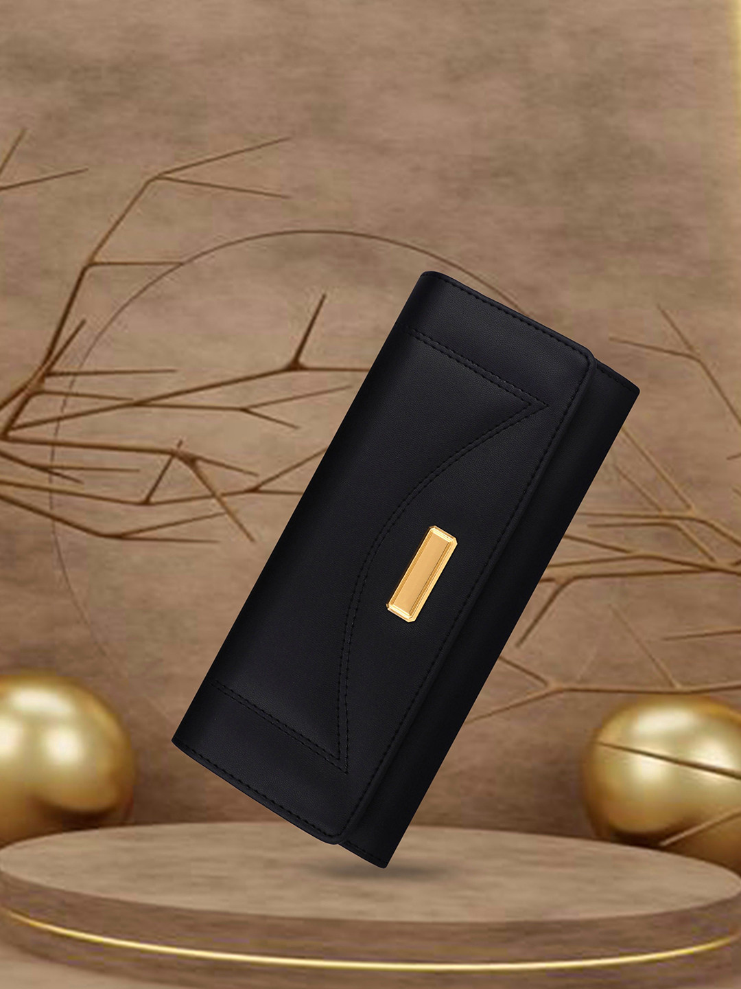 MR. RAAQ Creation Women Textured Two Fold Wallet with Passport Holder