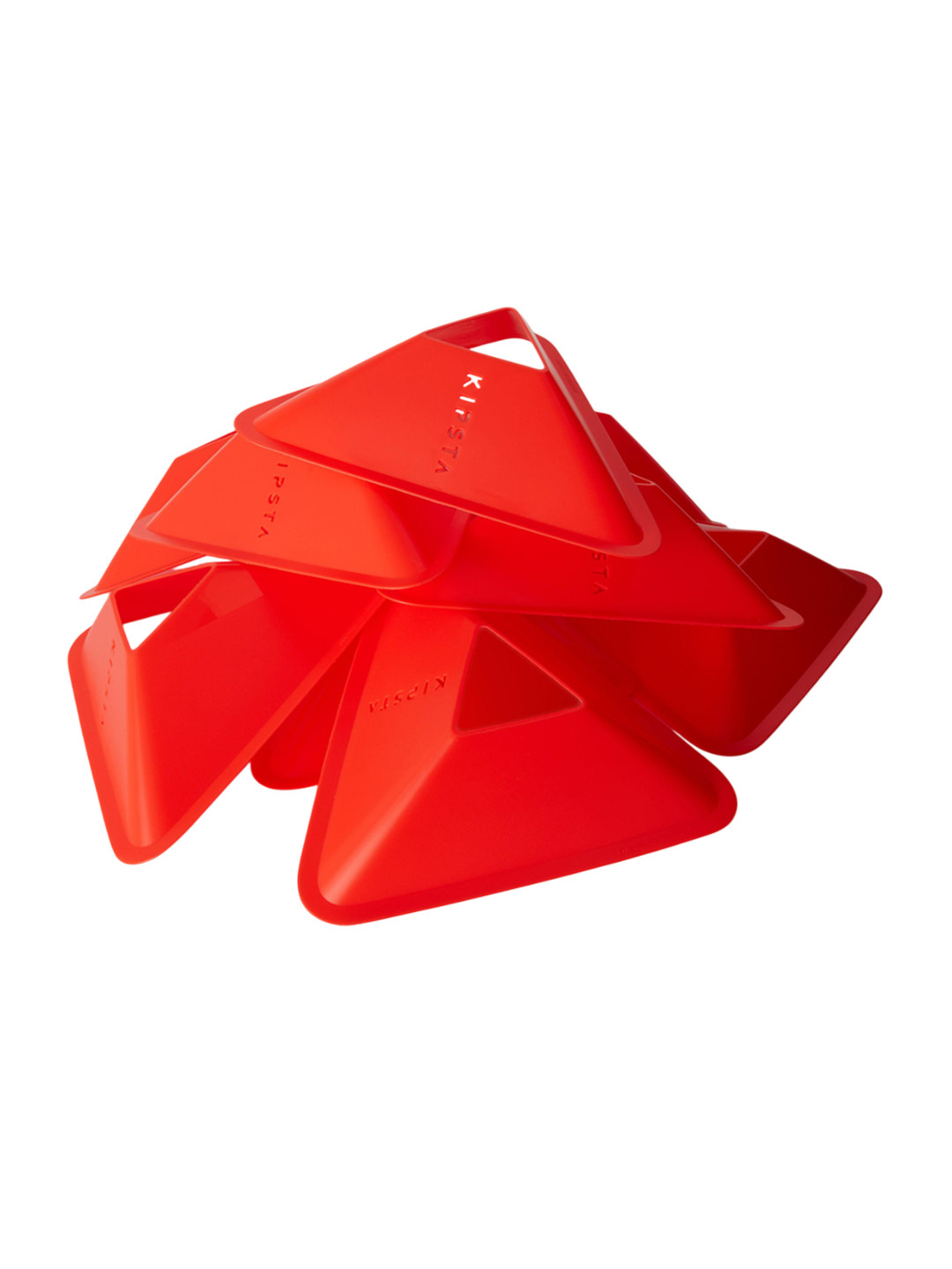 Decathlon KIPSTA - Orange Training Flat Markers - Pack Of 10