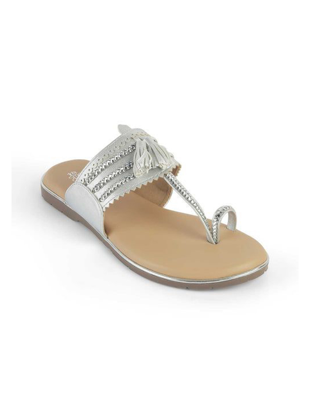 Tresmode Women MEKOL Woven Design One Toe Flats