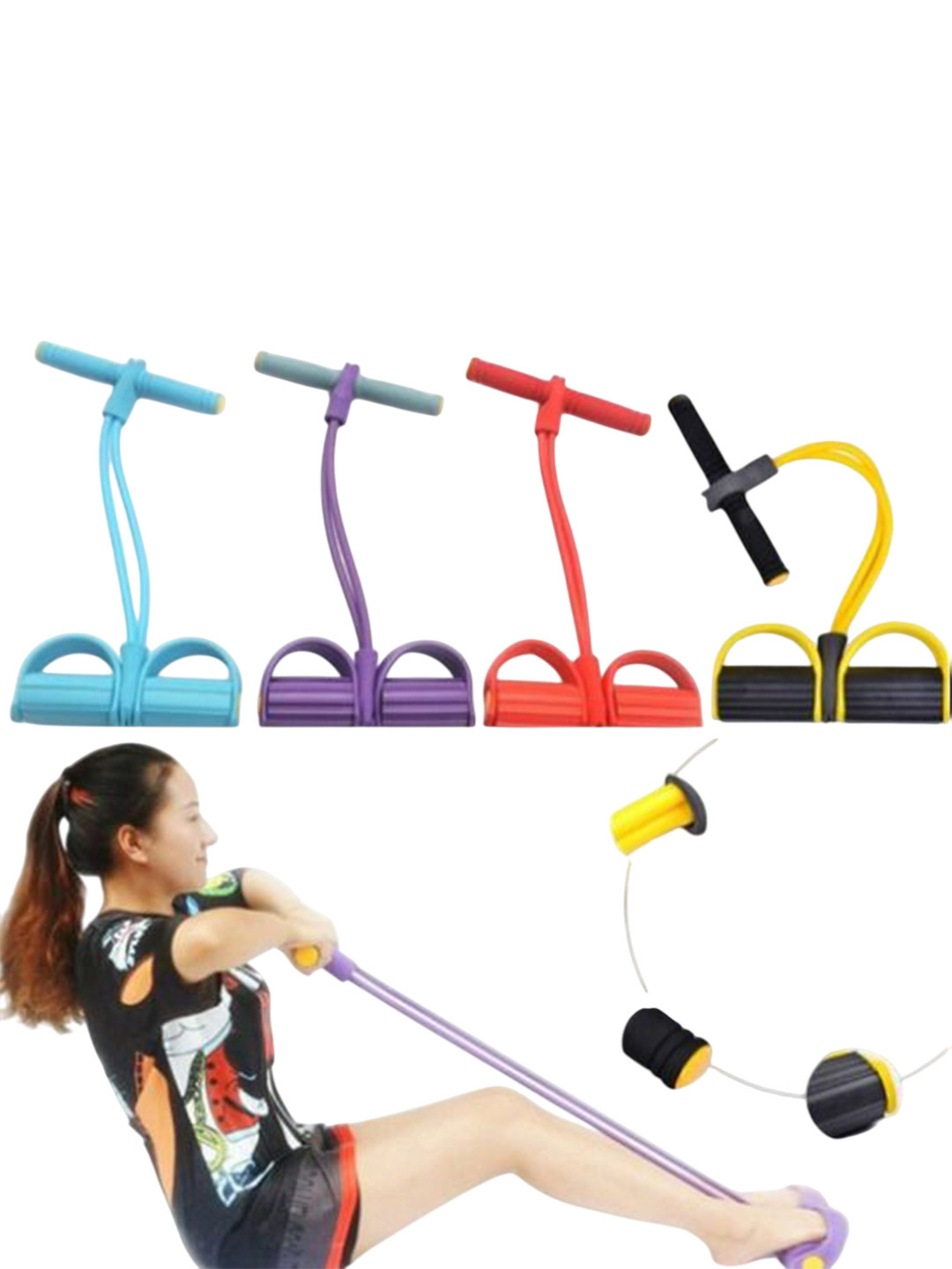HackerX Set Of 4 Tummy Trimmer Ab Exerciser
