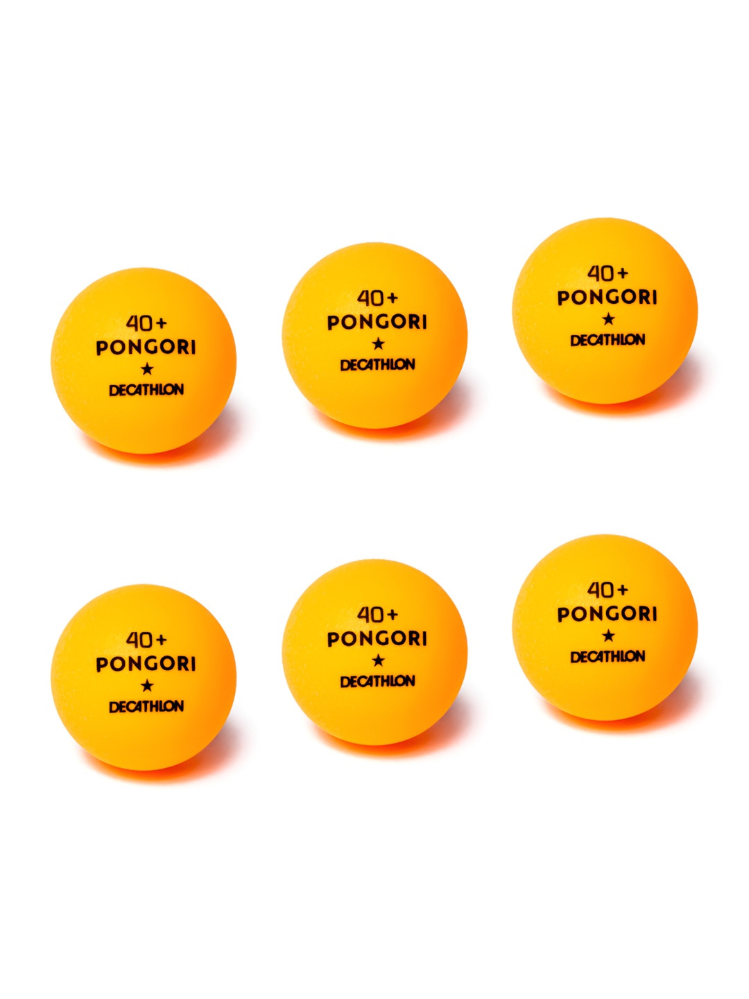 Decathlon PONGORI Set Of 6 Ttb 100 Table Tennis Balls