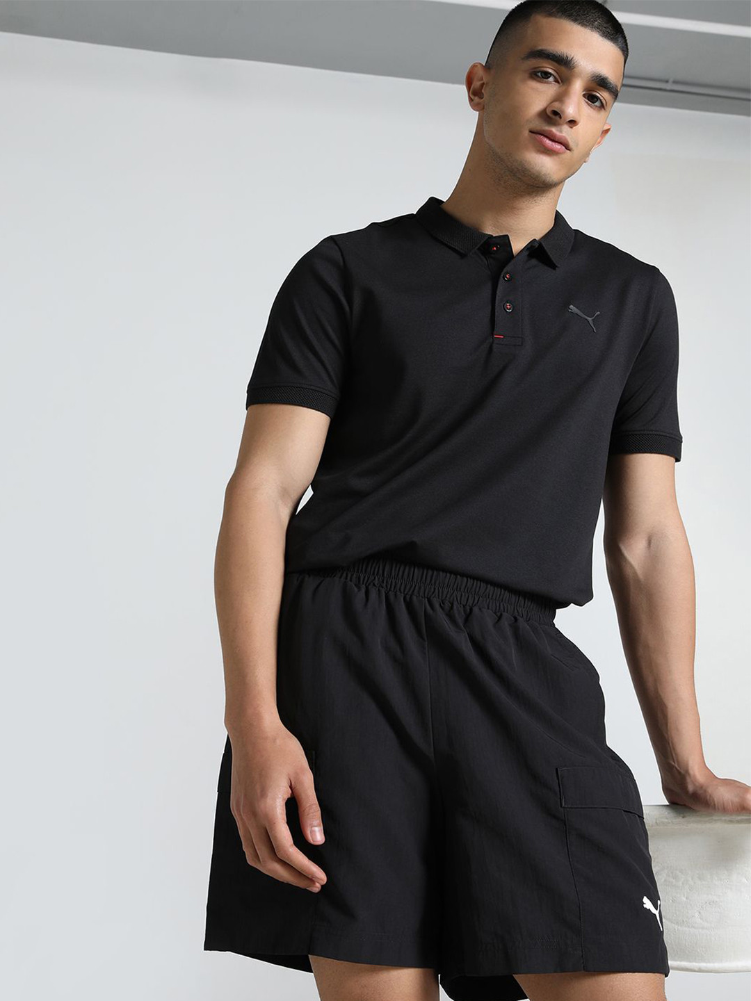 Wardobe Ess Jqrd Pure Cotton Slim Fit Short Sleeve T-Shirt