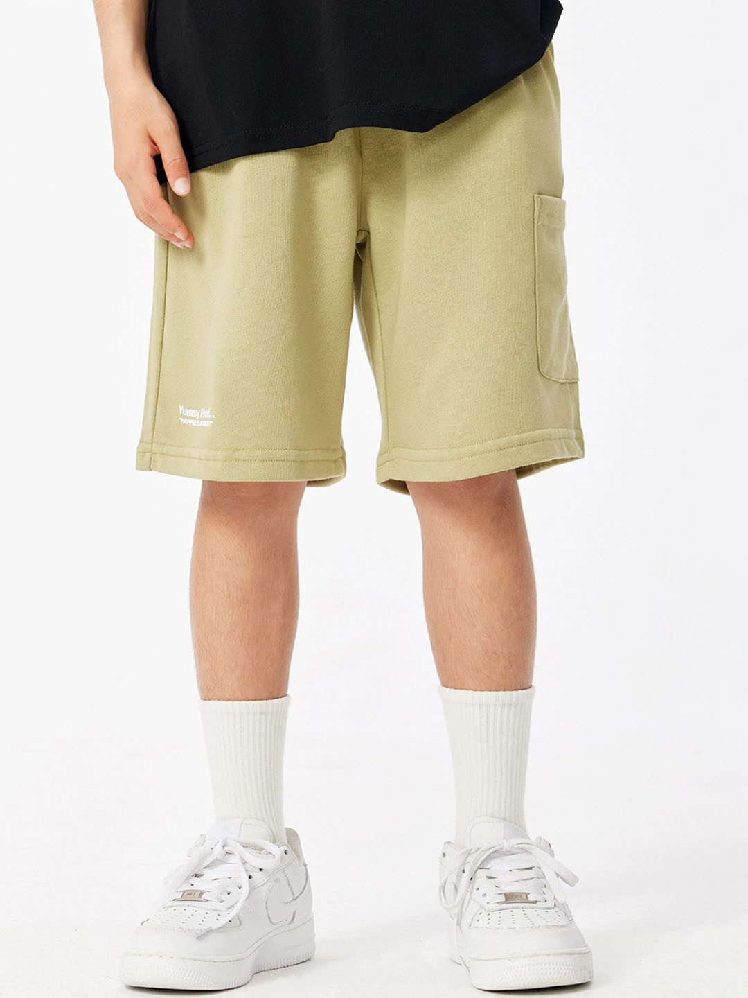 LULU & SKY Kids Slip-On High-Rise Sports Shorts