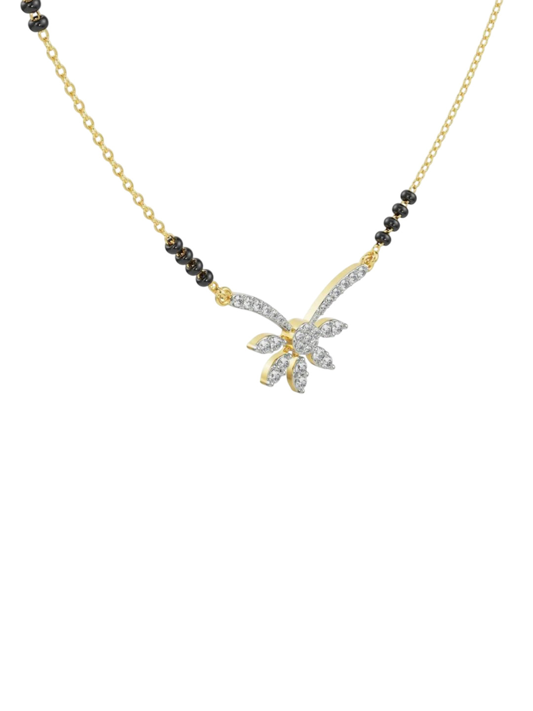 Emori Aayat Lab Diamond Mangalsutra in 18KT Gold