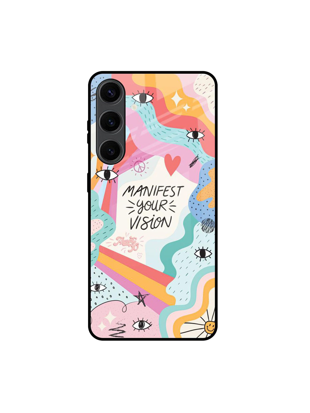 QRIOH Vision Manifest Printed Samsung Galaxy S24 Plus Back Case