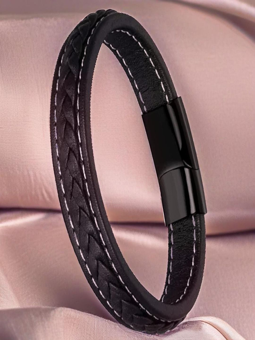 The Roadster Men Multi-Layer Leather Wraparound Bracelet