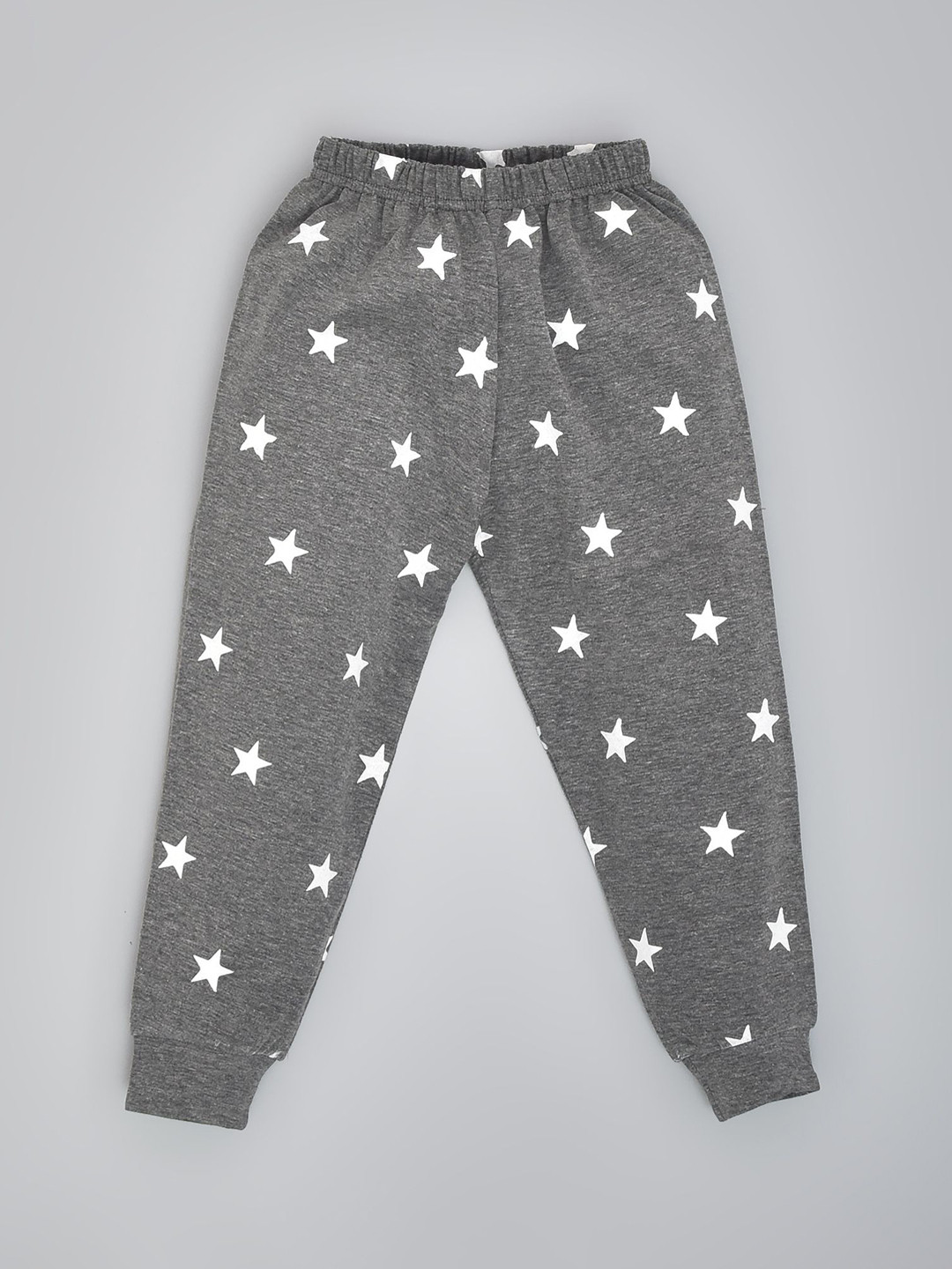 BAESD Kids Star Printed Cotton Mid-Rise Joggers