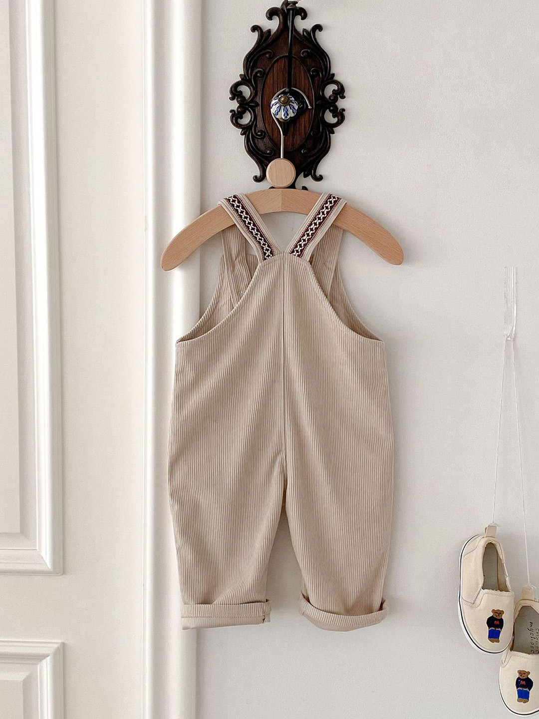 LULU & SKY Kids Patch Pocket Dungarees