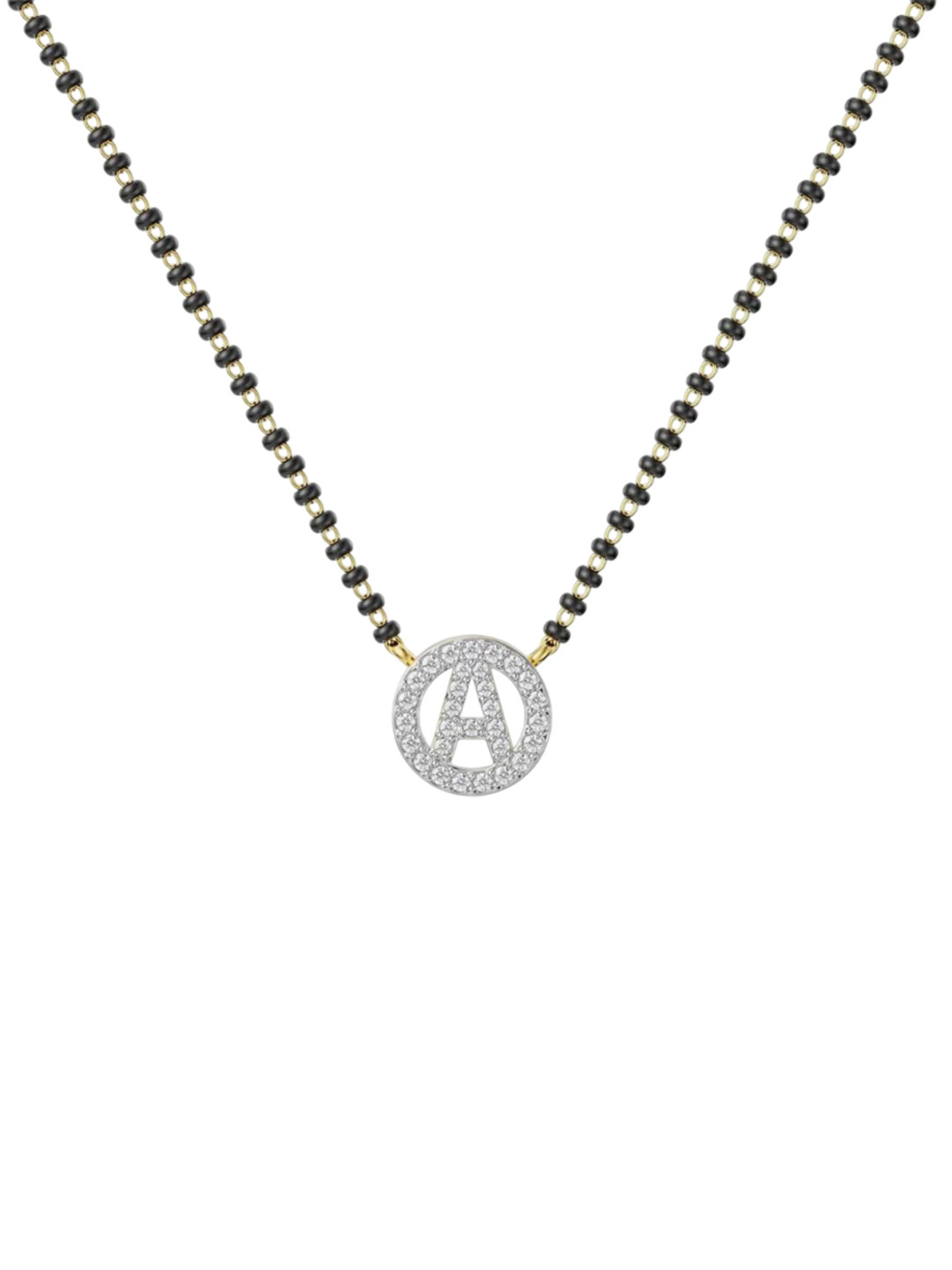 Emori Alphabet Lab Diamond Mangalsutra in 18KT Gold