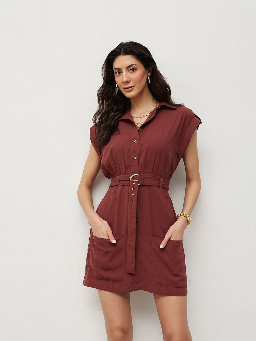 HOUSE OF S Women Mini Shirt Dress