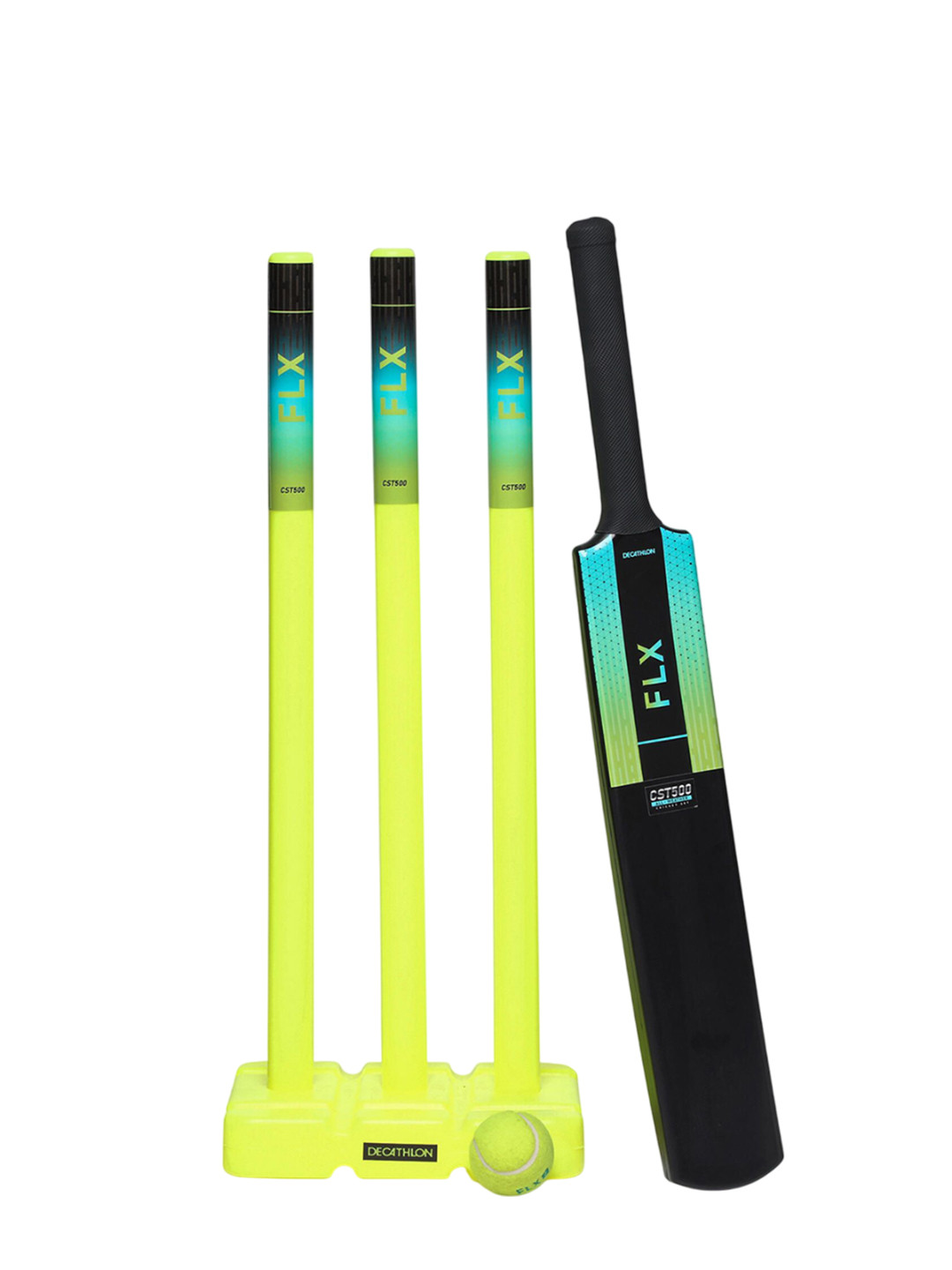 Decathlon FLX - English Willow All Weather Ultralight Cricket Set - Cst 500