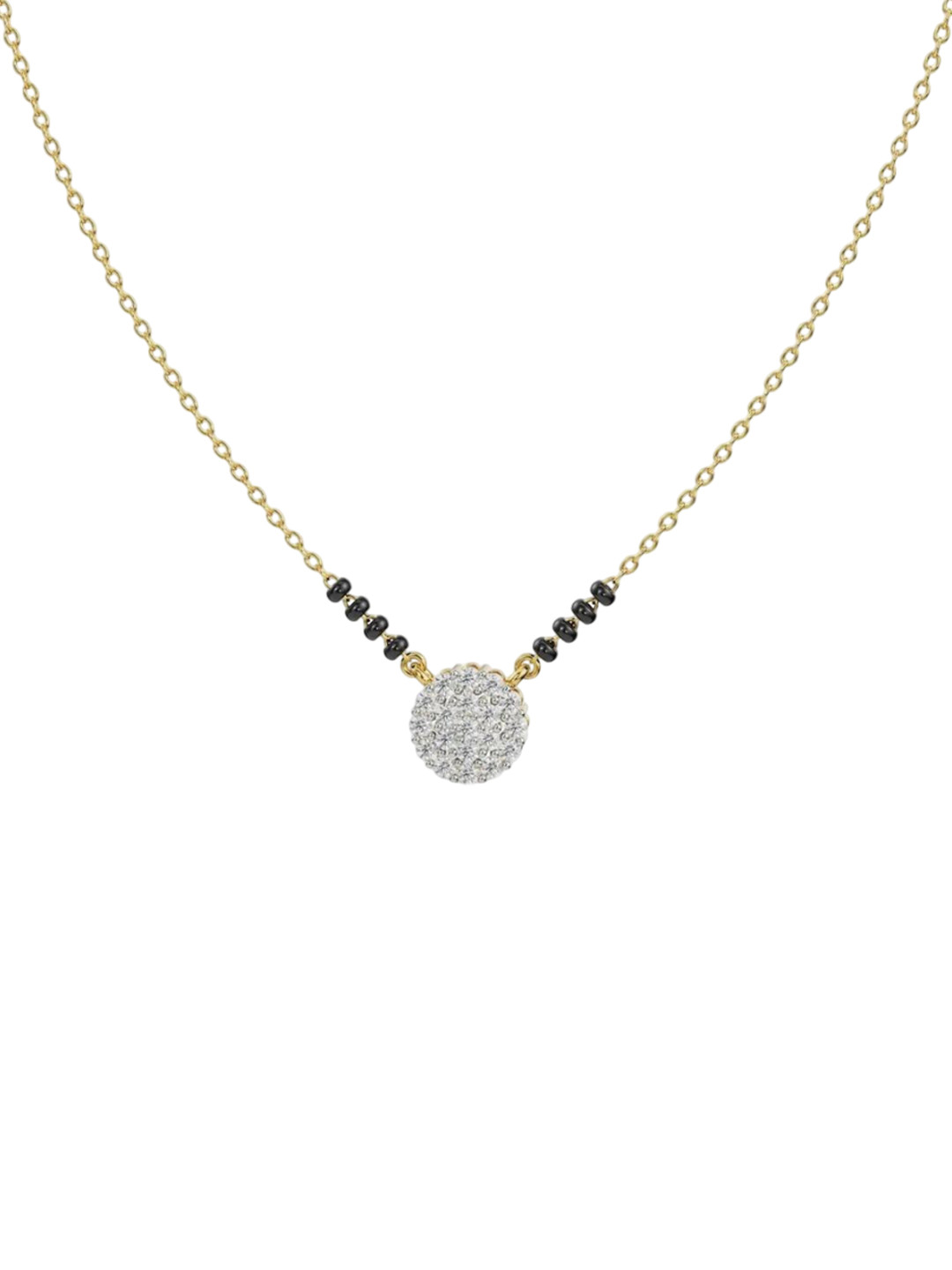 Emori Aanya Lab Diamond in 14KT Gold Mangalsutra