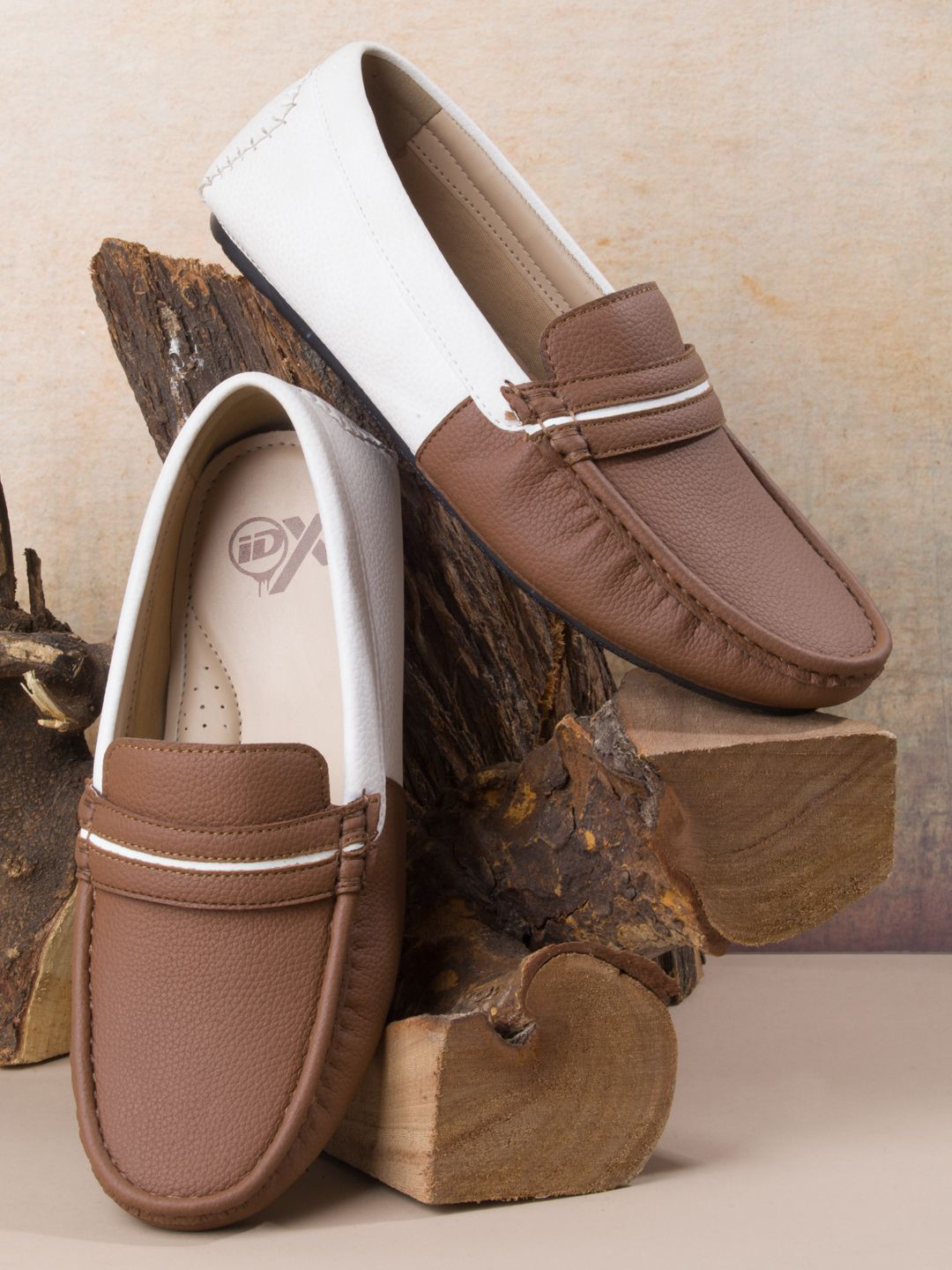 ID Men Round Toe Comfort Insole Slip-On Penny Loafers