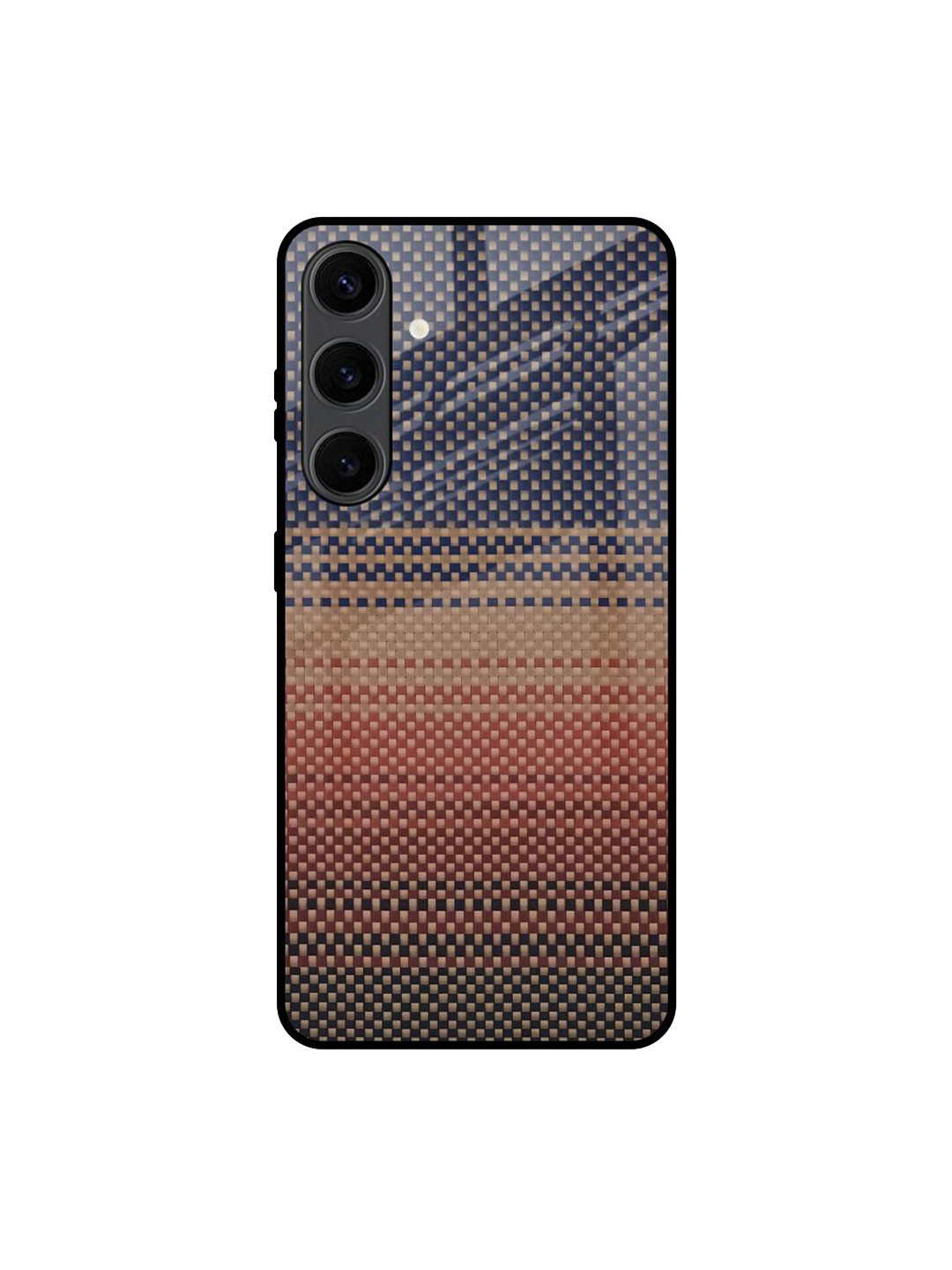 QRIOH Fiber Artistry Printed Samsung Galaxy S24 Plus Back Case