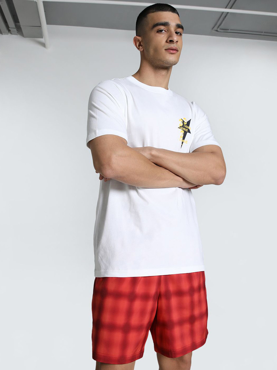 Puma Road To Unity Graphic Printed Pure Cotton Short Sleeve T-Shirt