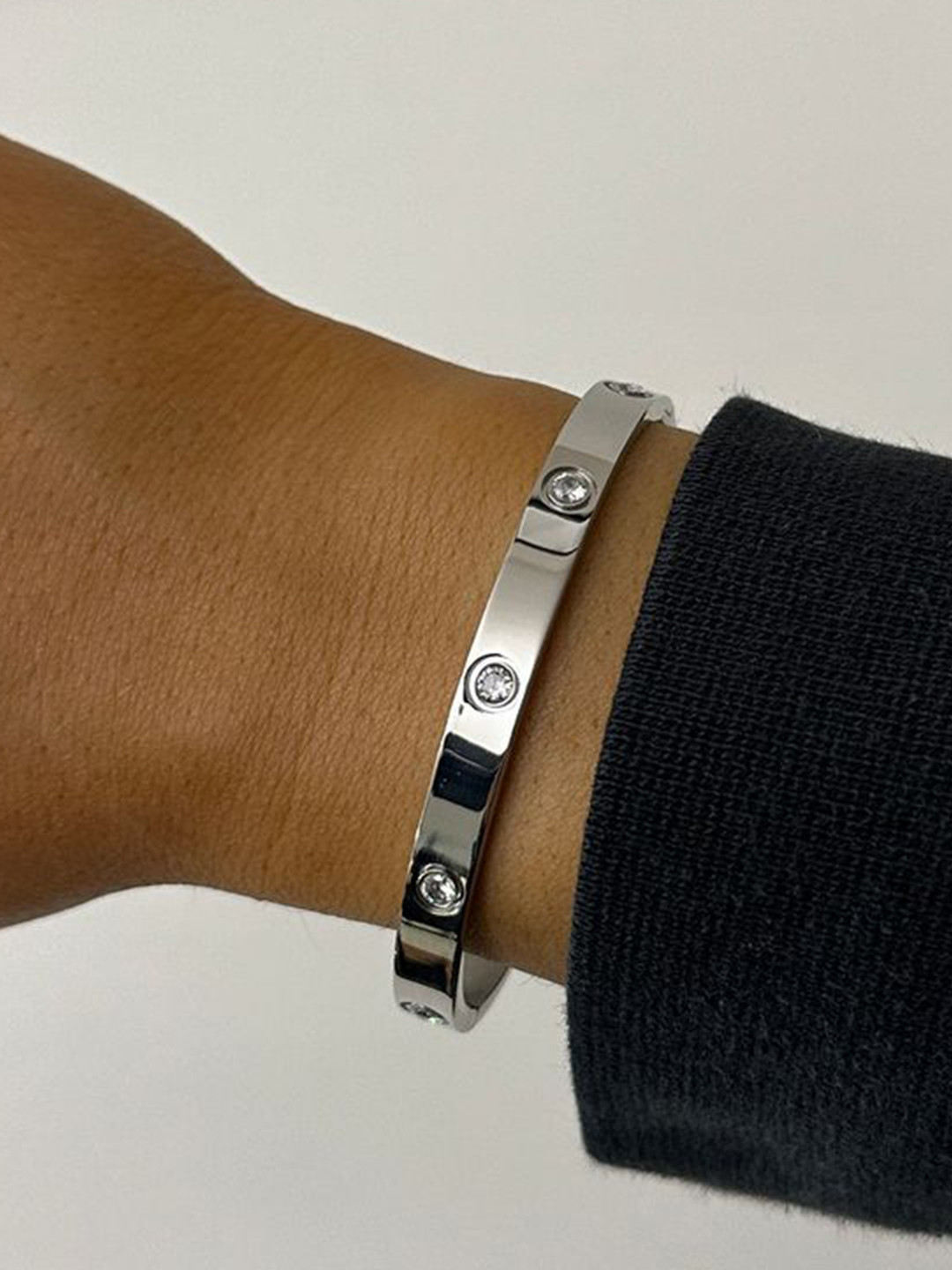 Aviksha Creations Silver Anti Tanish Bracelet