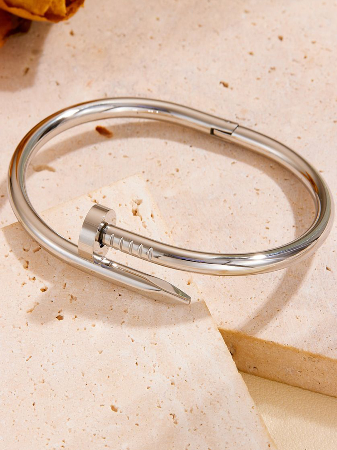 Aviksha Creations Silver Anti Tanish Bracelet