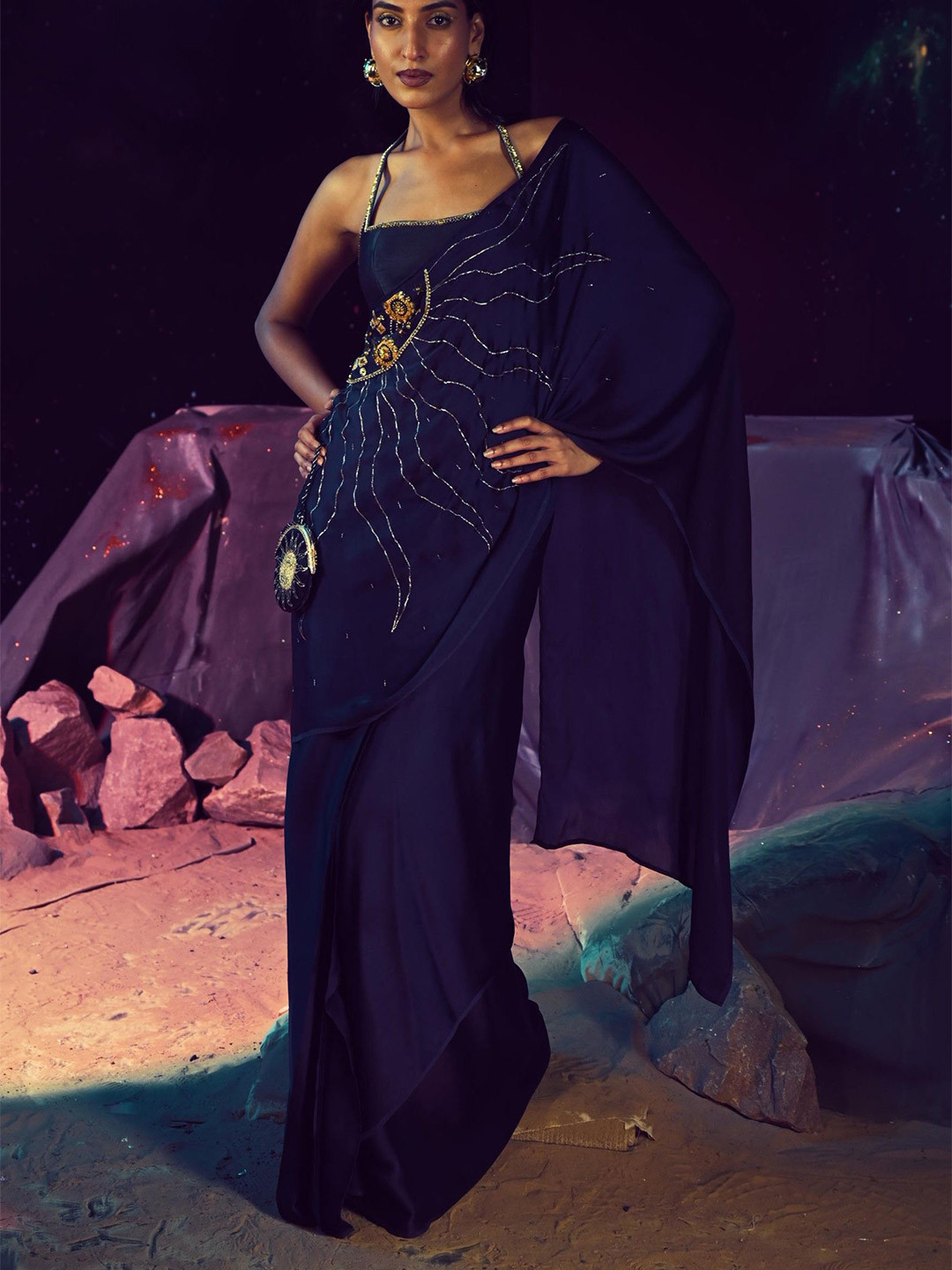 Baise Gaba Solina Ready to Wear Saree Set