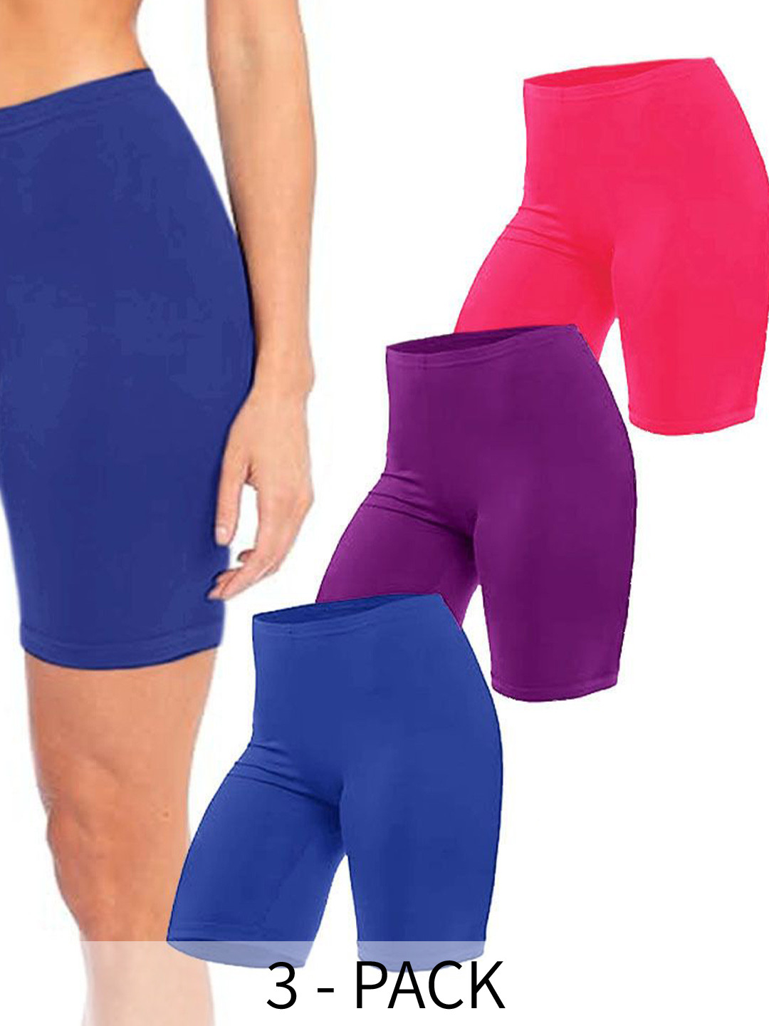 Diving Deep Women Pack Of 3 Cotton Boy Shorts Briefs