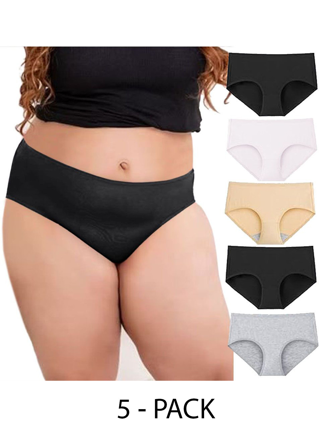 Diving Deep Women Pack of 5 Hipster Briefs