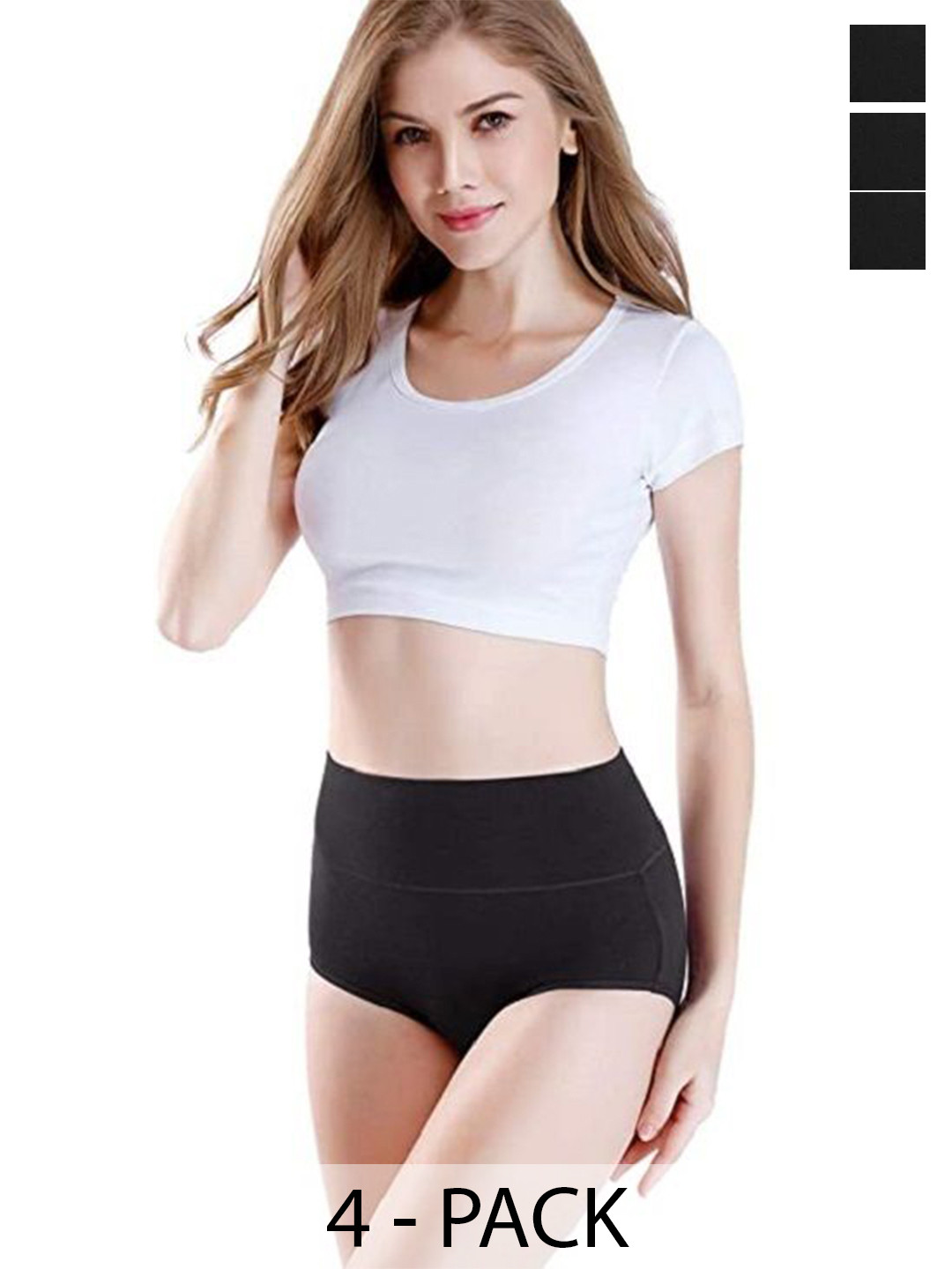 Diving Deep Pack of  4 Cotton Hipster Briefs