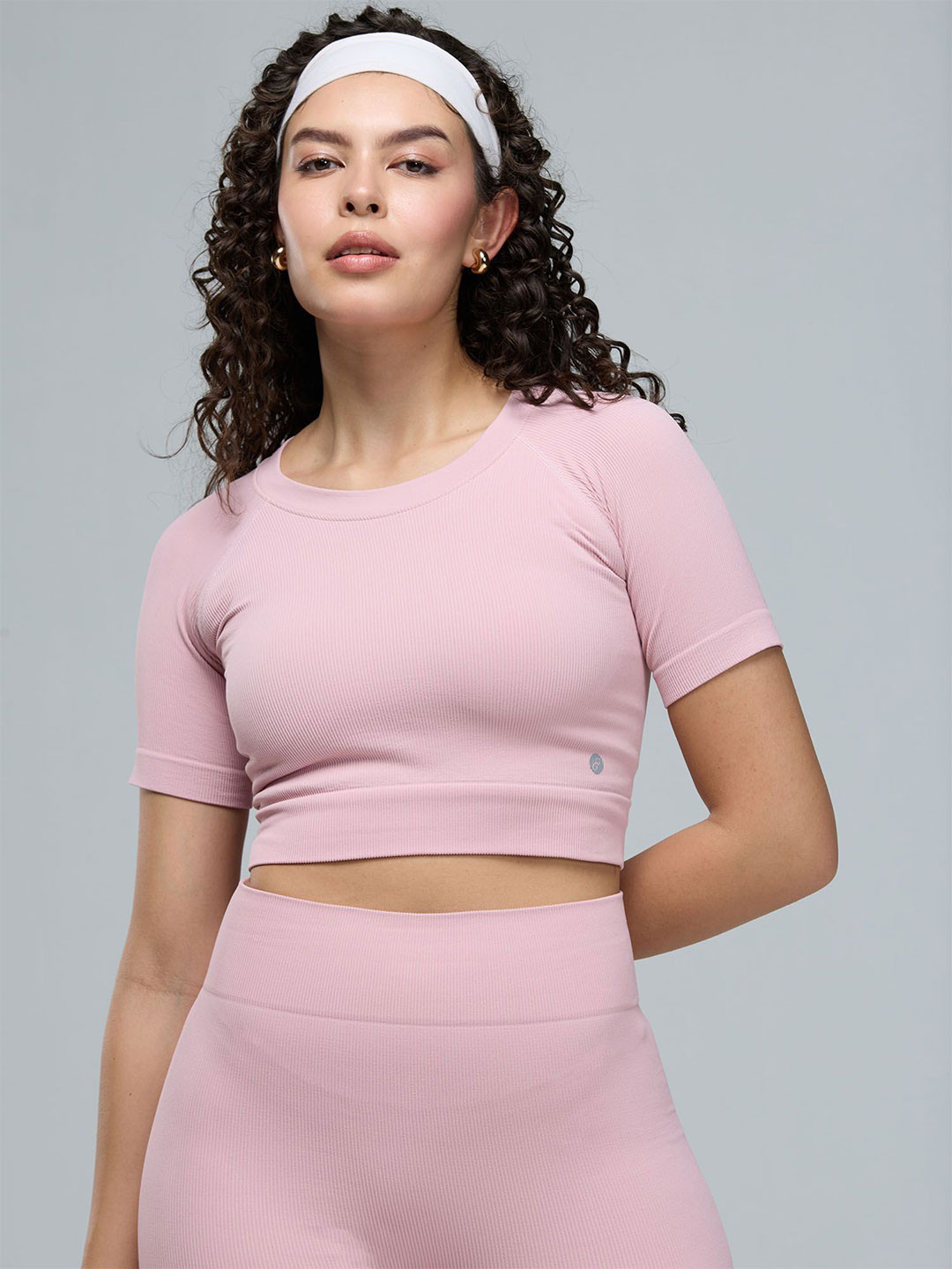 Cava Pink Pulse Cropped T-Shirt