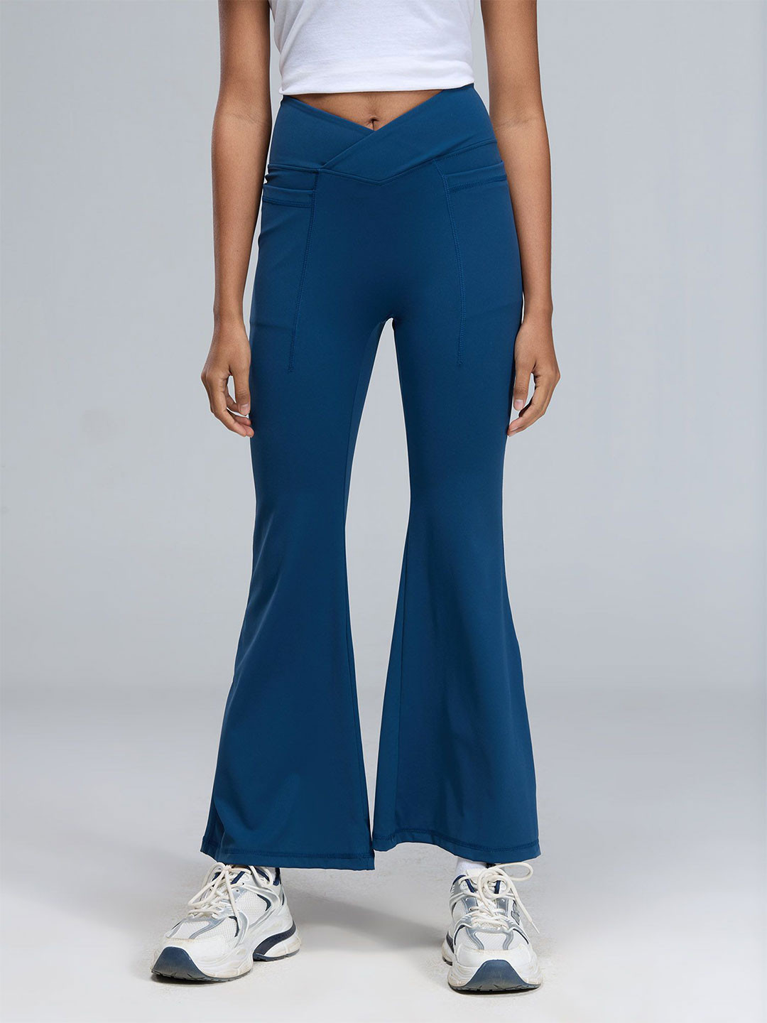 CAVA Navy Petite Hourglass Flared Tights