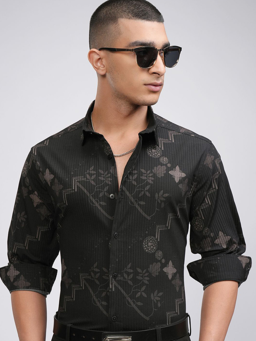 HIGHLANDER Men Printed Occasion Shirt