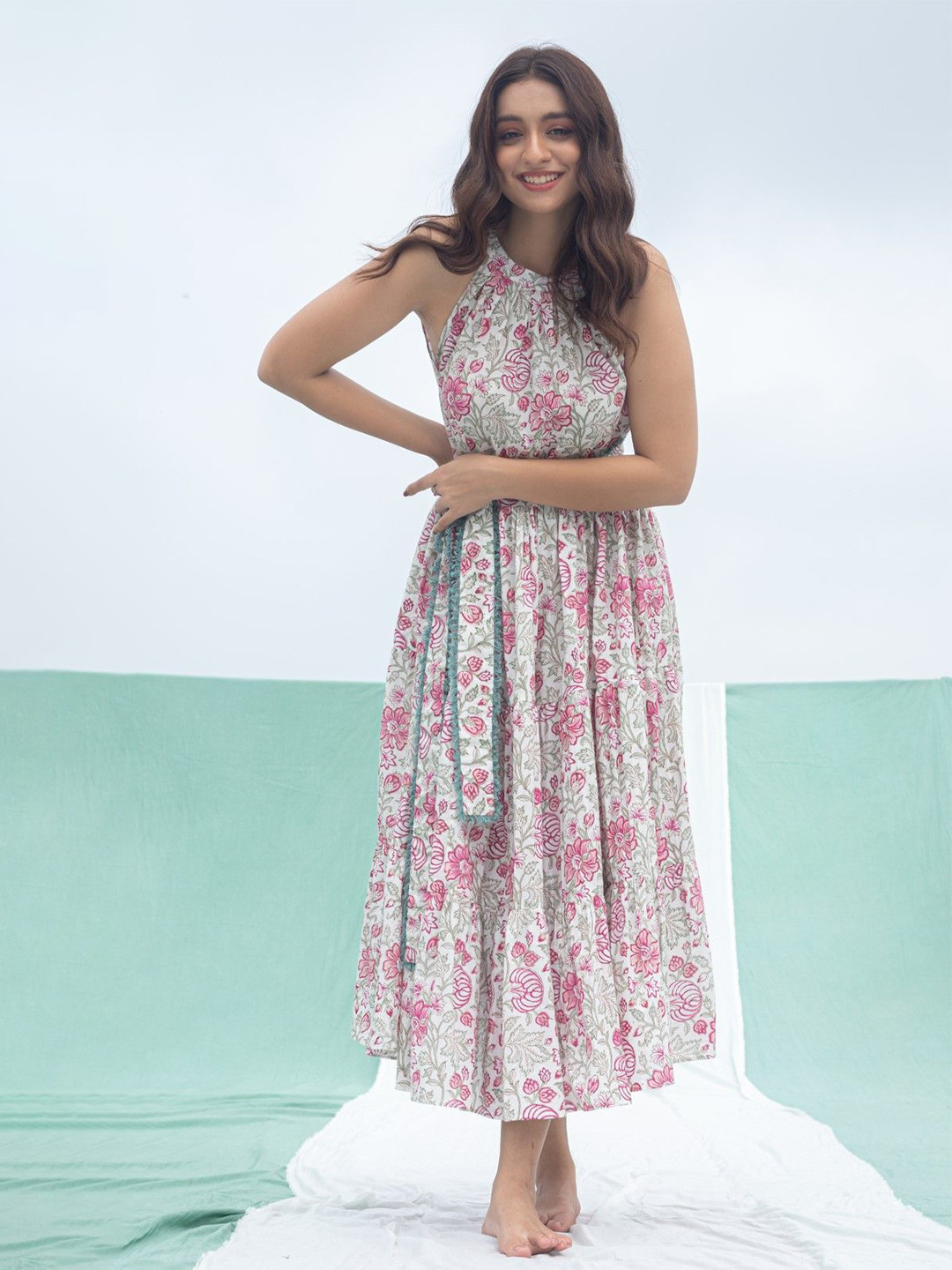 ANUVAS Women Cotton Rosewood Midsummer Day