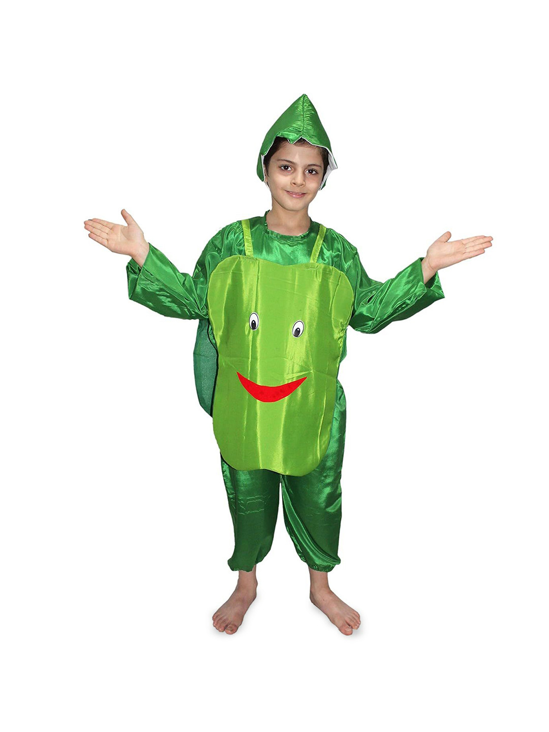 Kaku Fancy dresses Kids Fancy Dresses Capsicum Vegetables Costume Set
