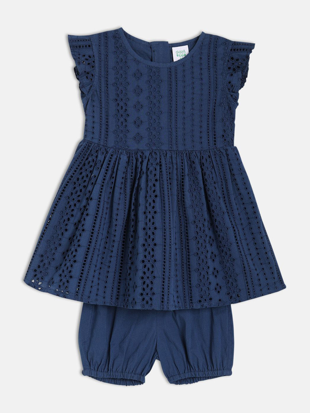 MINI KLUB Flutter Sleeve Fit & Flare Dress