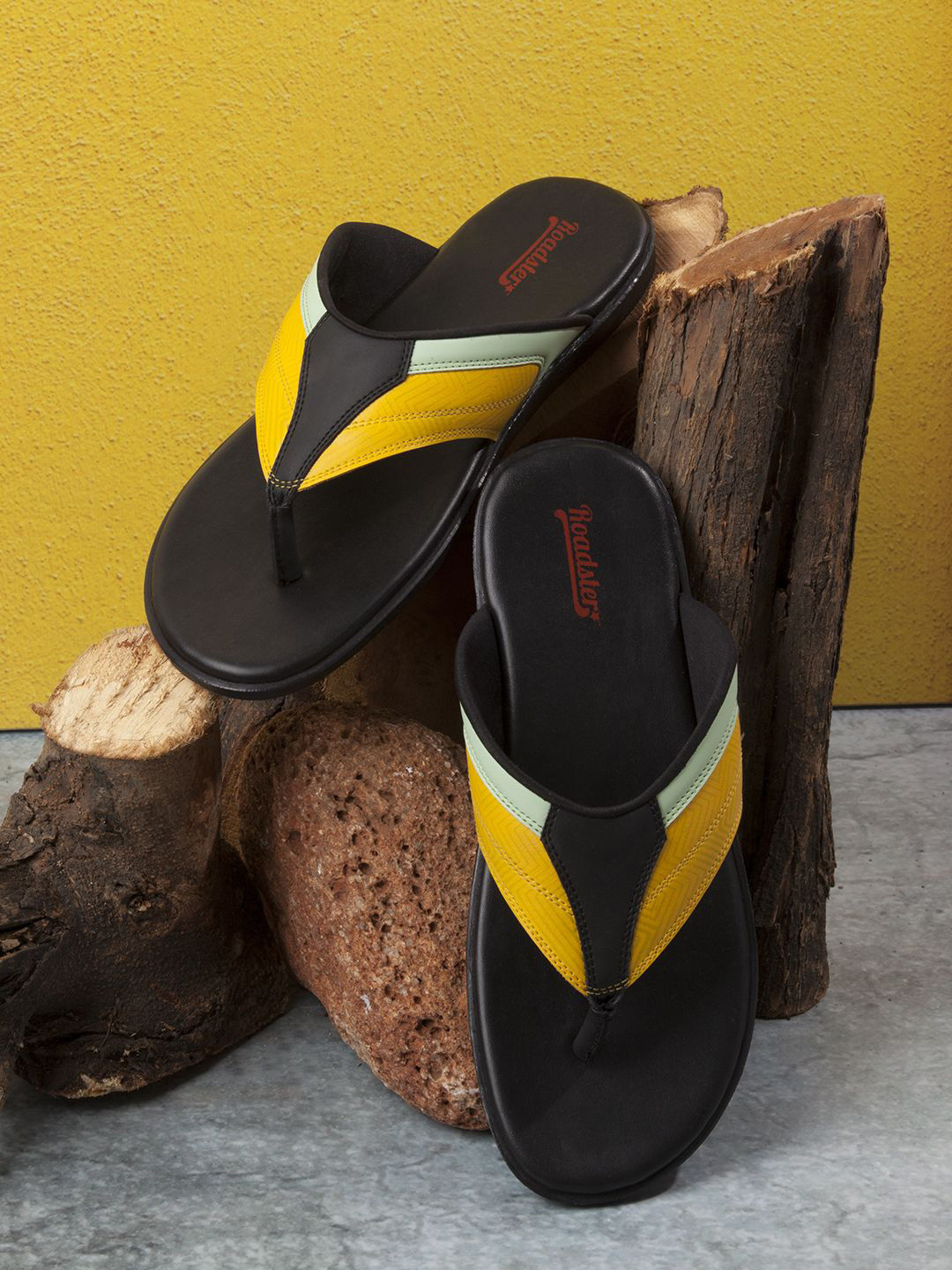 The Roadster Lifestyle Co Men Colourblocked Thongs