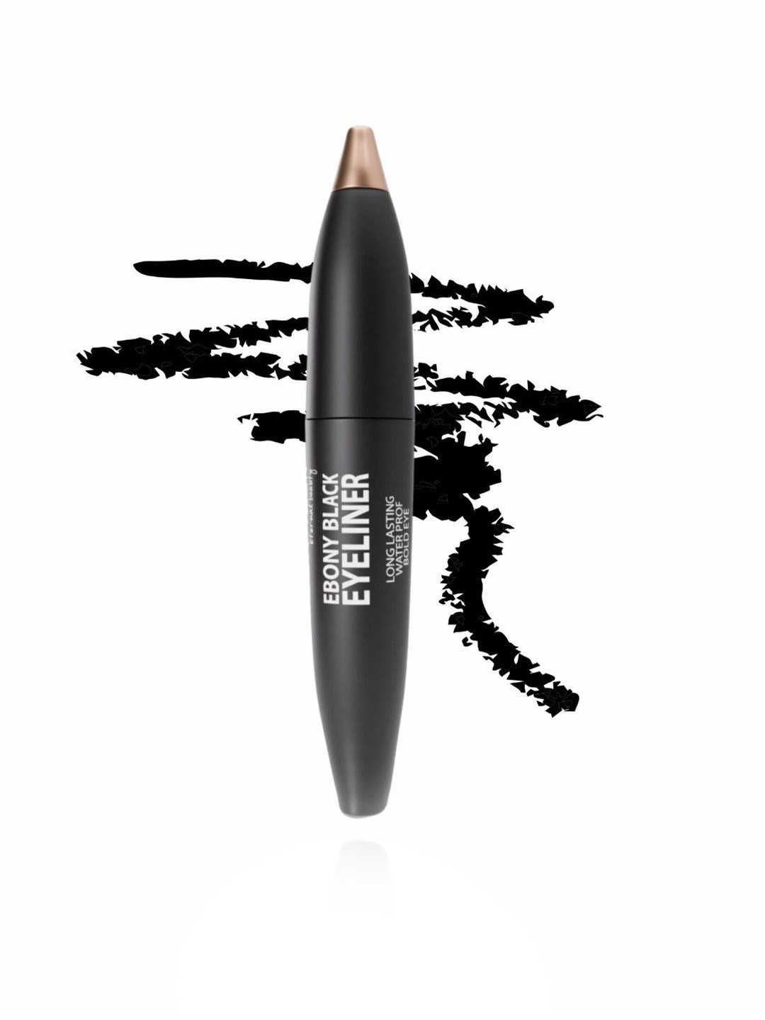 TEEN TEEN COSMETICS Ebony Black Bold Long-Lasting Eyeliner - 6 ml- Black - 01