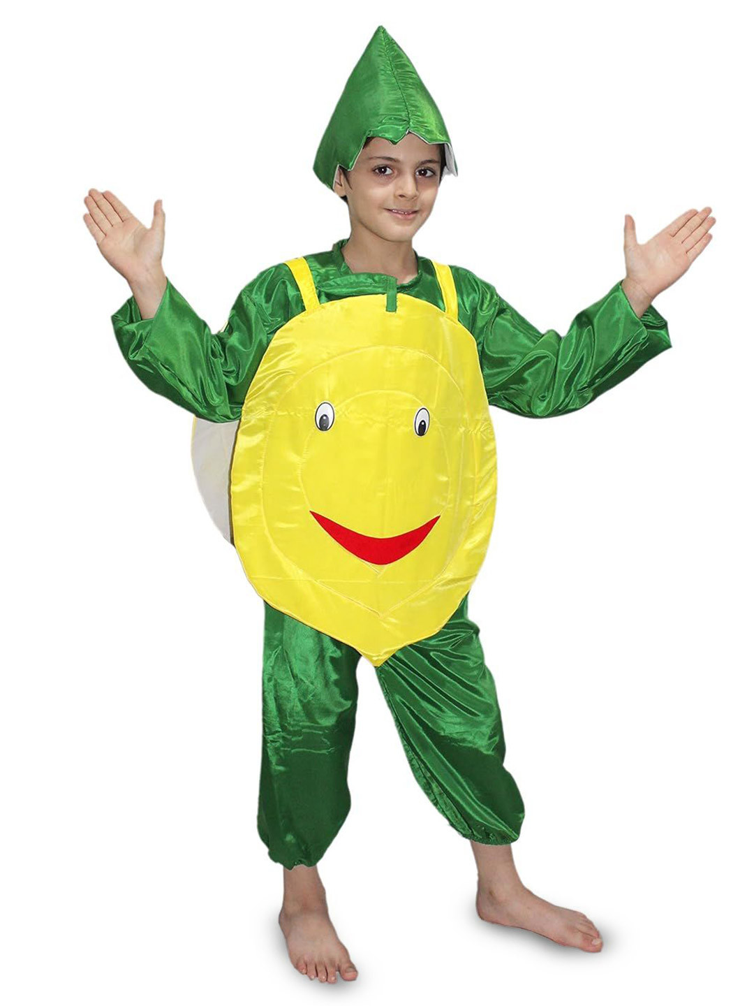 Kaku Fancy dresses Kids Fancy Dresses Lemon Vegetable Costume Set