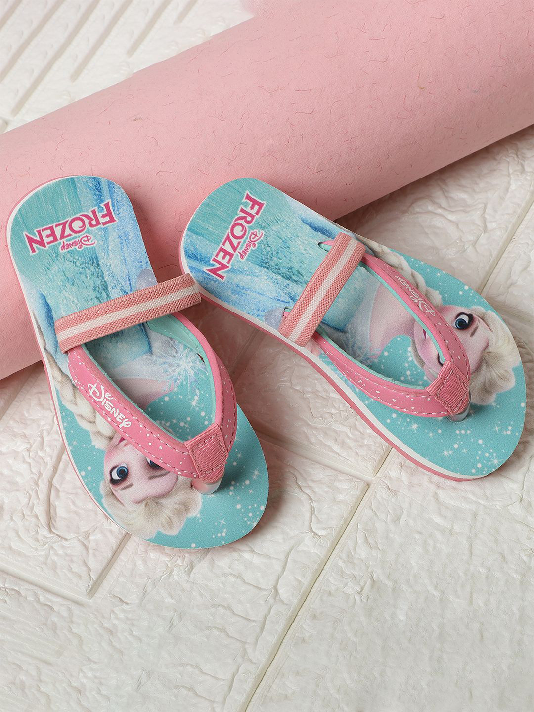 Kids Ville Girls Frozen Printed Flip-Flop