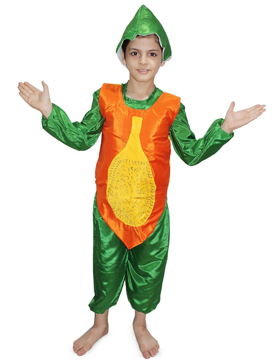 Kaku Fancy dresses Kids Papaya Fruits Costume Set