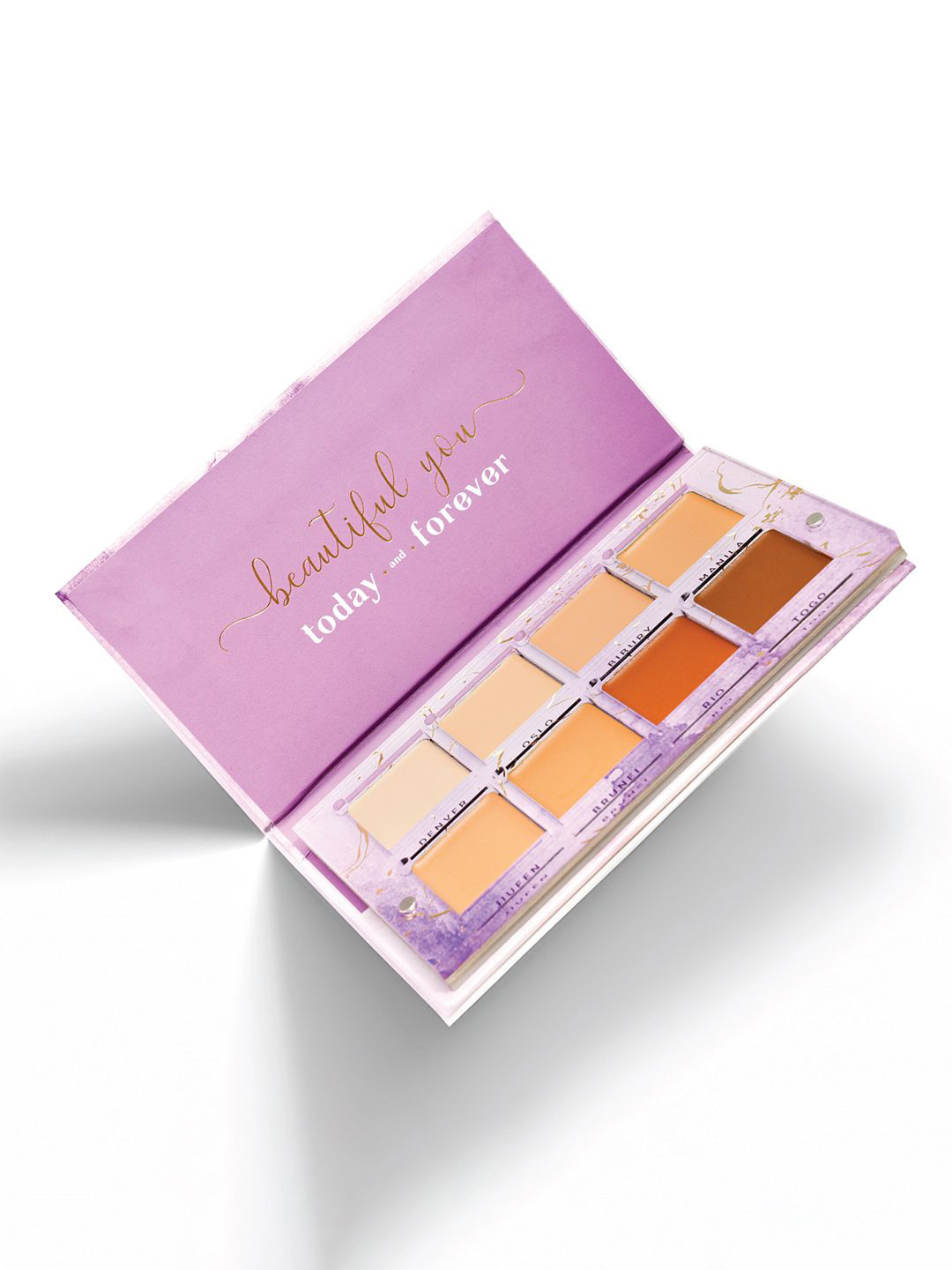 AFLAIRZA Soft Glam Base Makeup Palette Foundation Concealer & Contour 8 Shades- 25 g