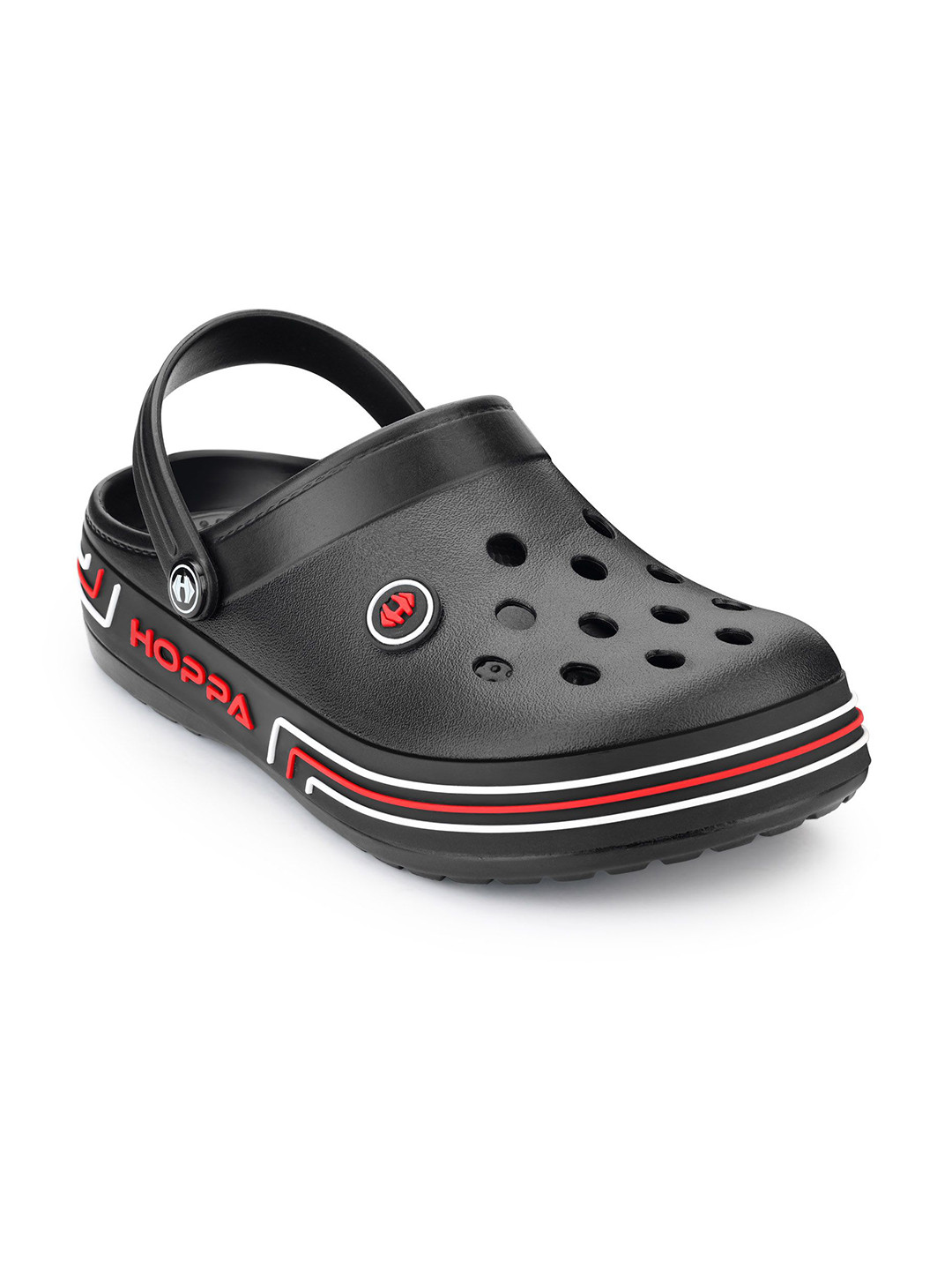 Hoppa Trio Black Clogs Men